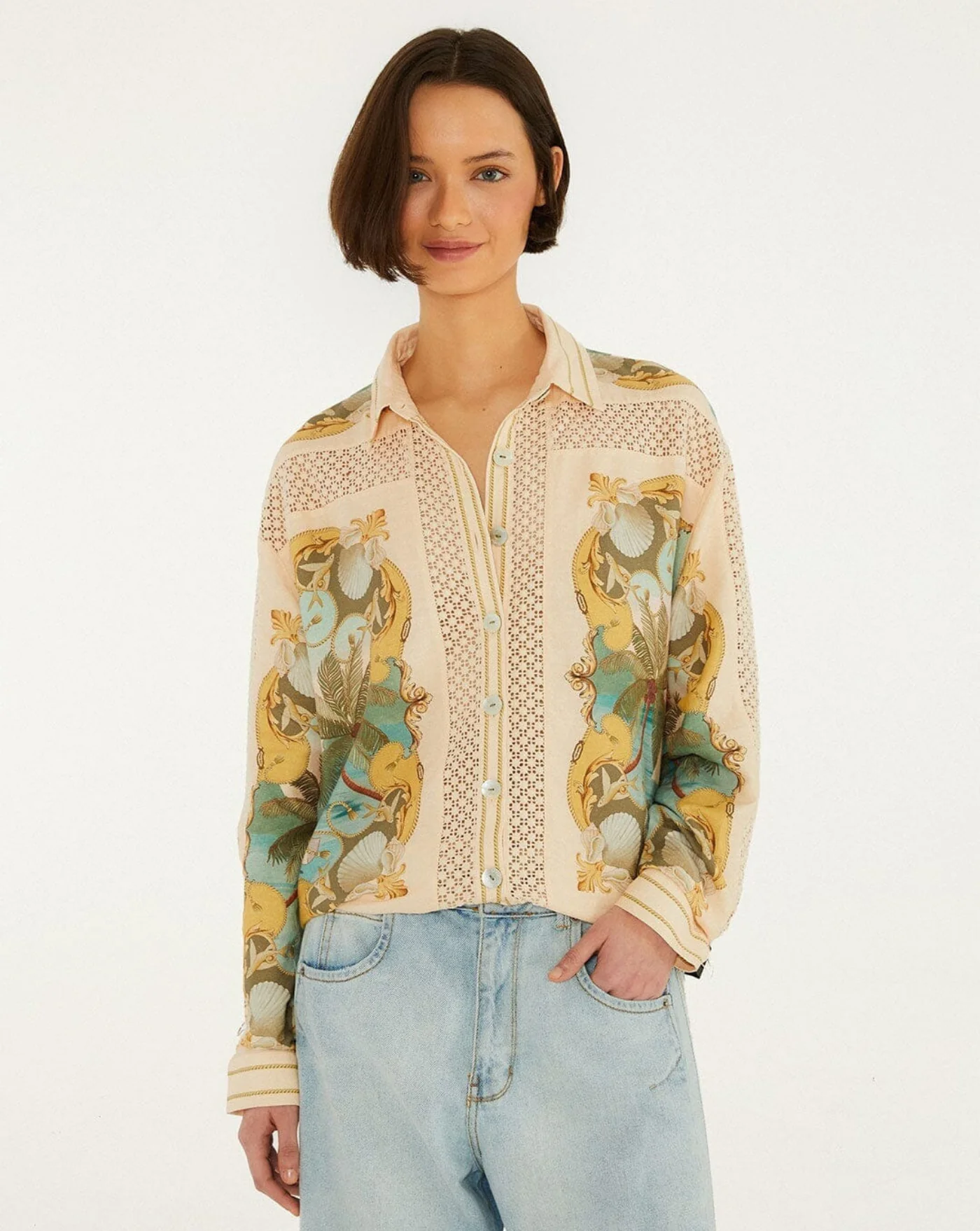 Camisa Farm Rio Royal Sea - Image 2
