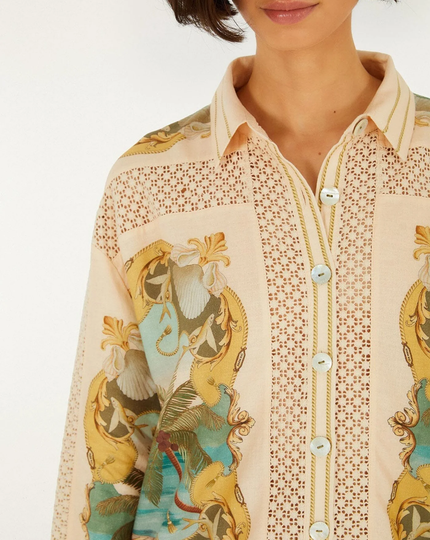 Camisa Farm Rio Royal Sea - Image 4