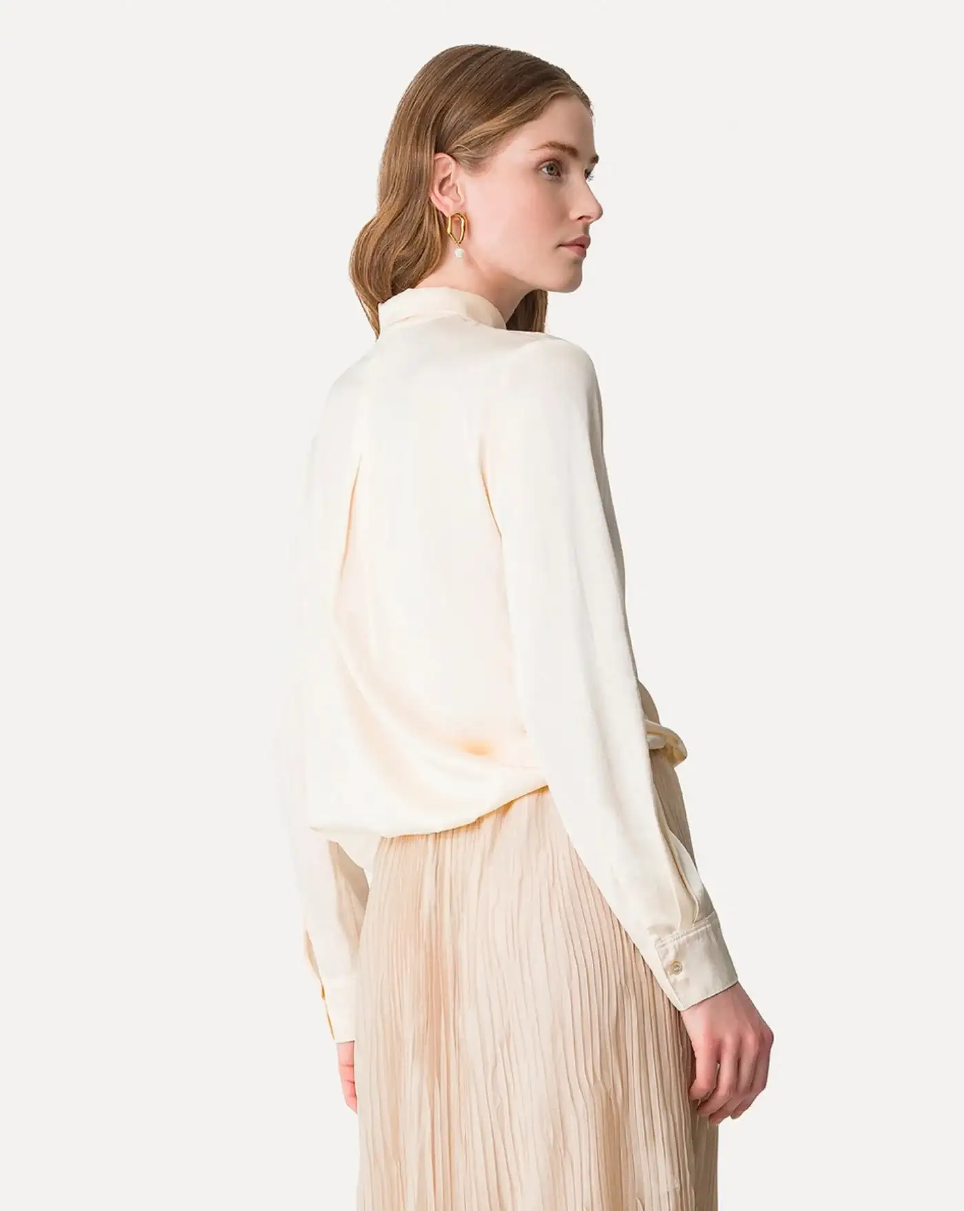 Camisa Forte Forte Essential Heavy Stretch Silk Satin - Image 3