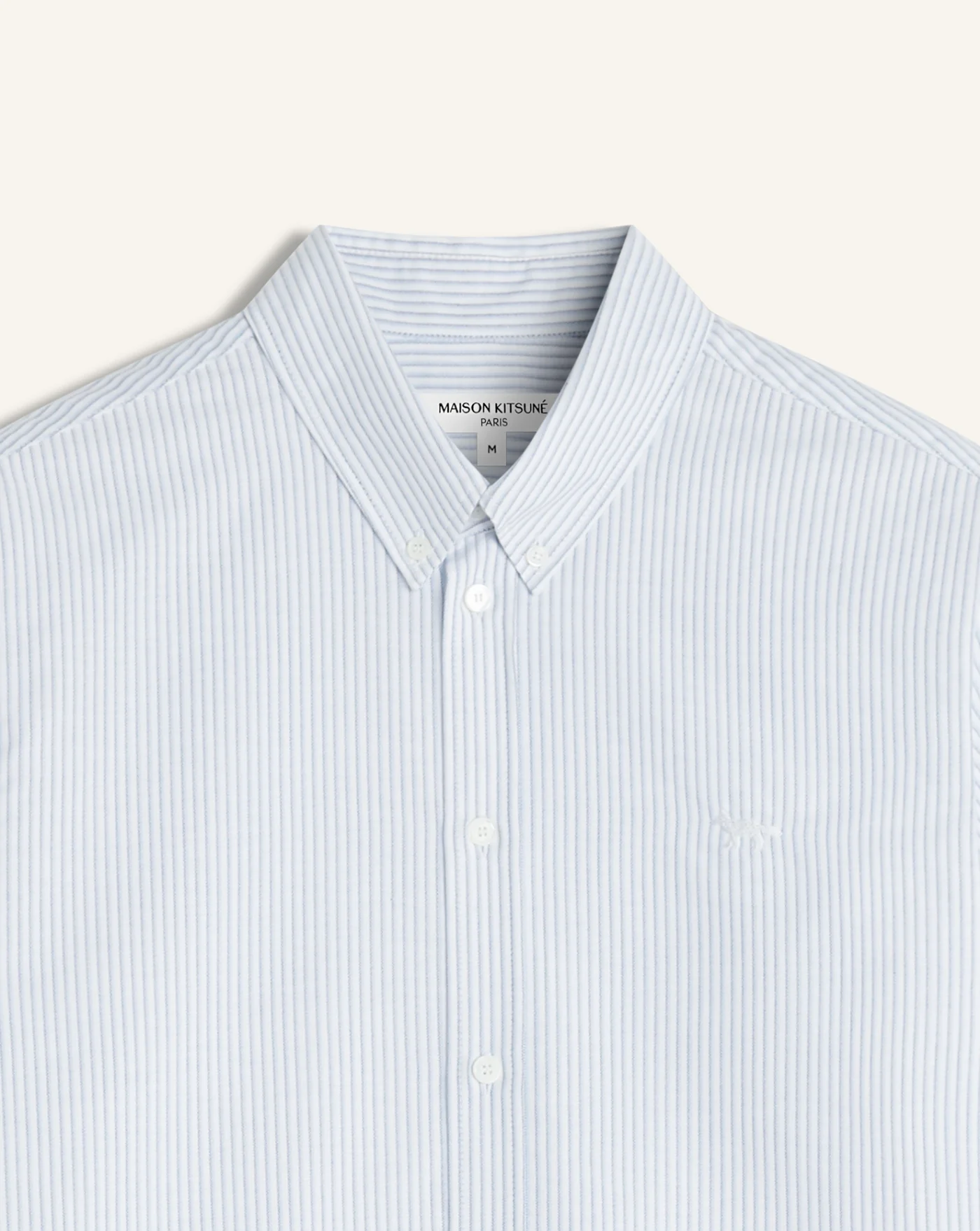 Camisa Maison Kitsune Profile Fox Striped - Image 7