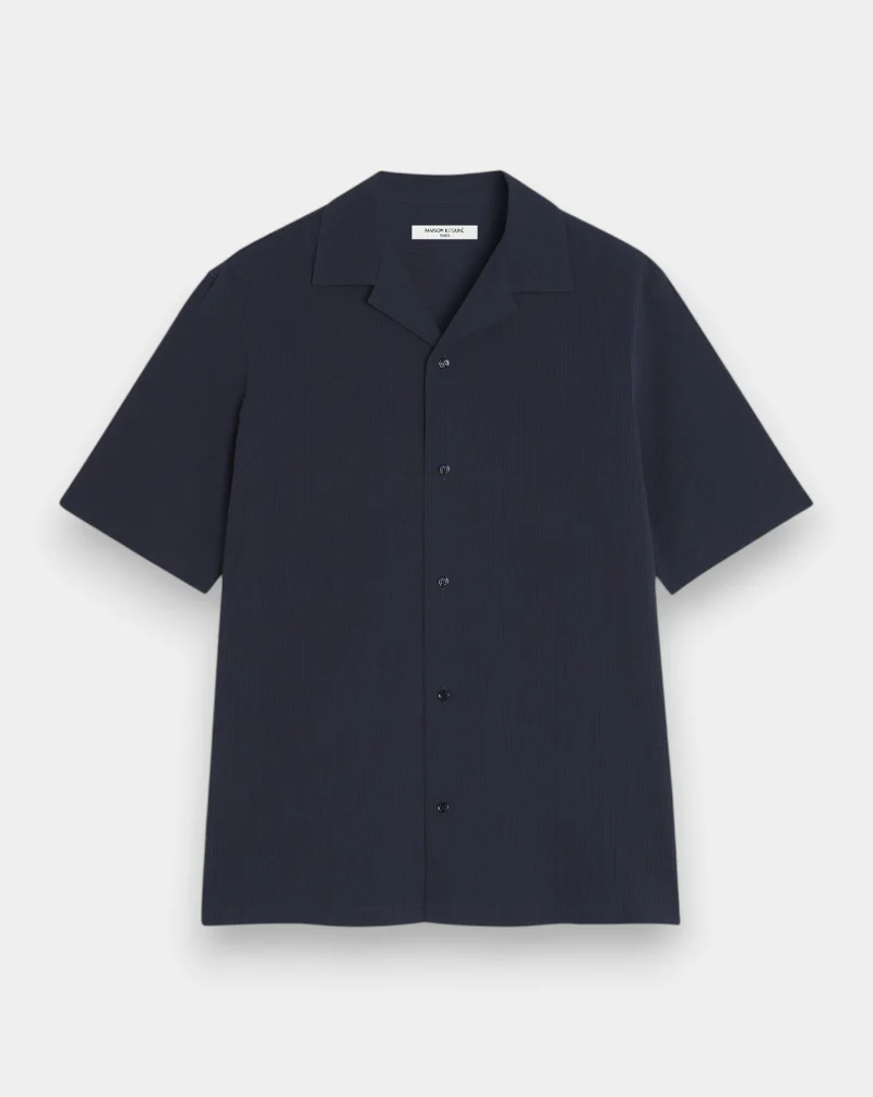 Camisa Maison Kitsune Seersucker Resort