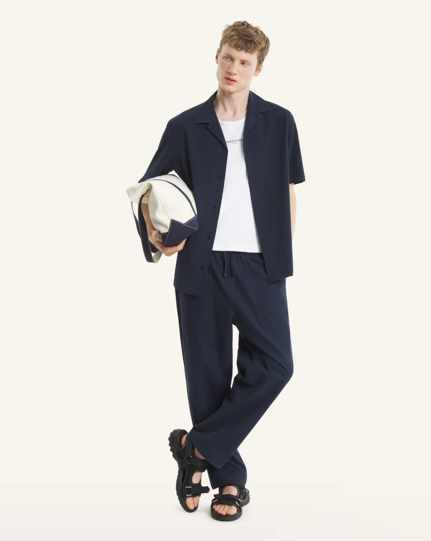 Camisa Maison Kitsune Seersucker Resort - Image 4