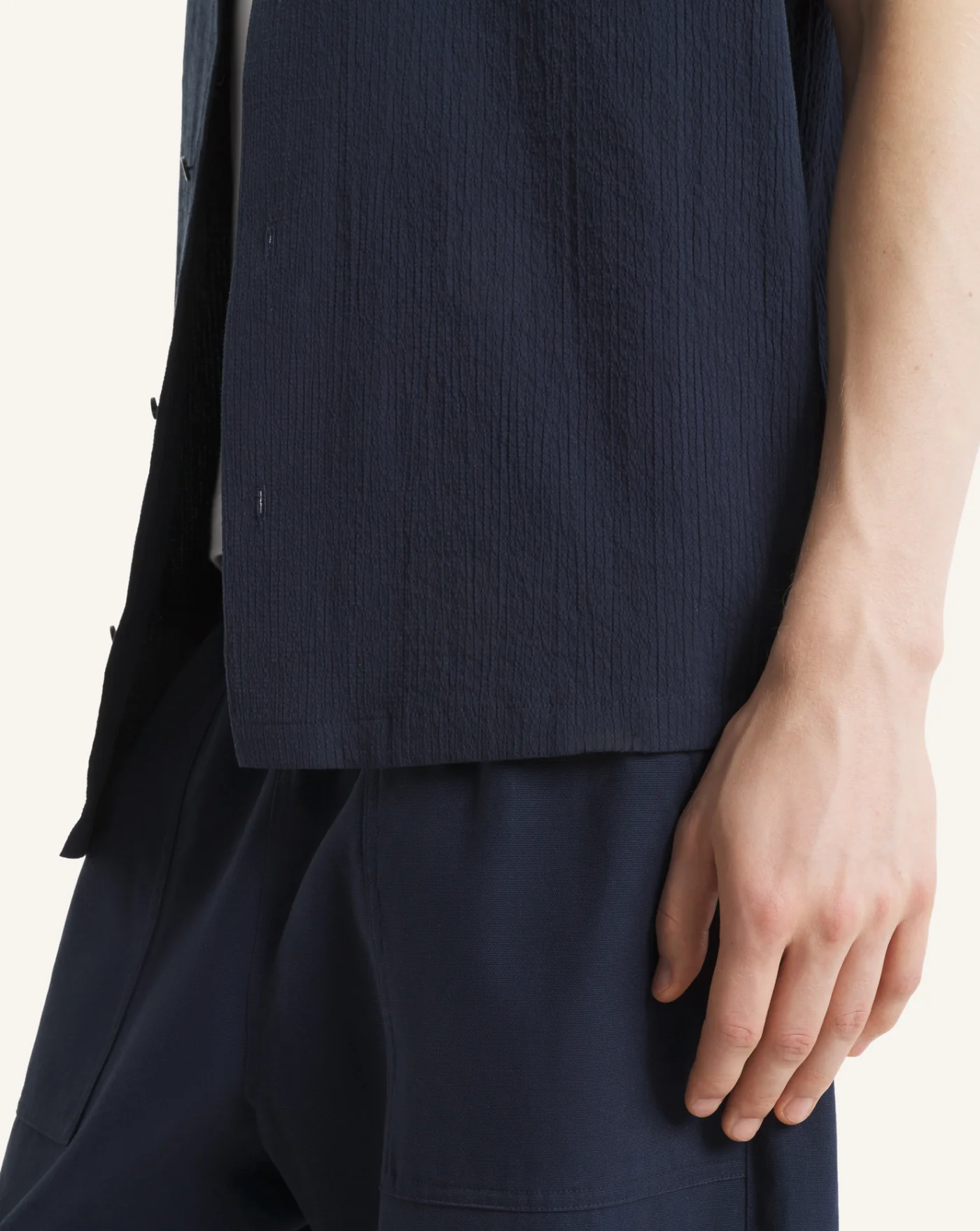 Camisa Maison Kitsune Seersucker Resort - Image 6