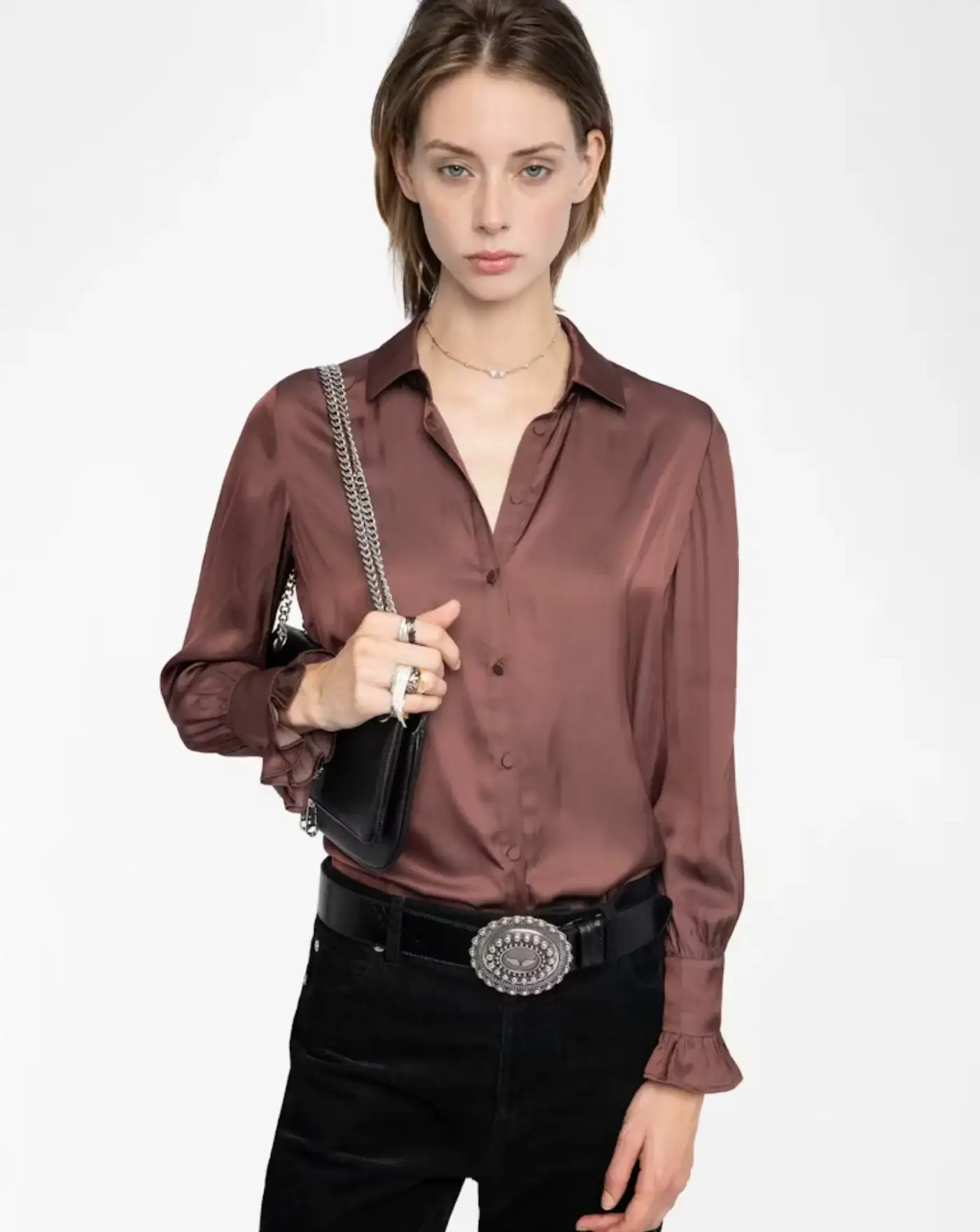 Camisa Zadig & Voltaire Thely Satin - Image 4