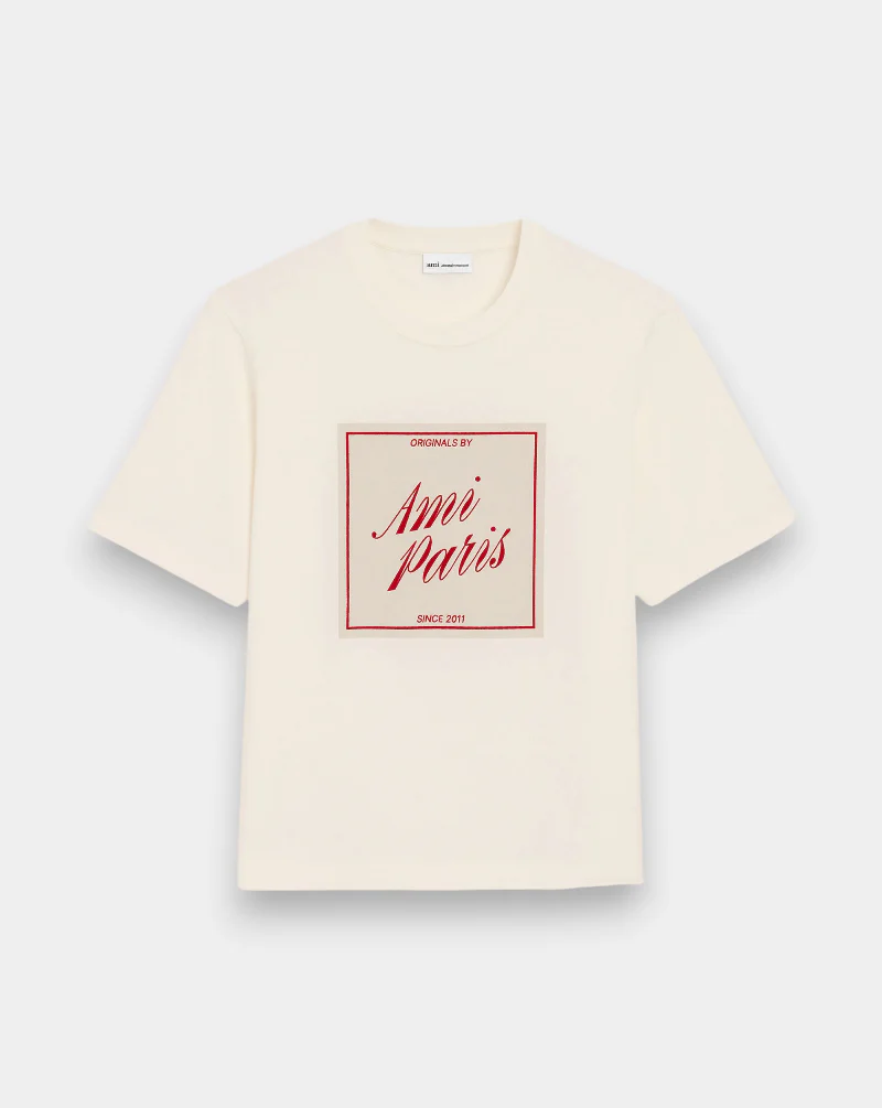 Camiseta Ami Paris Heritage Print T-shirt