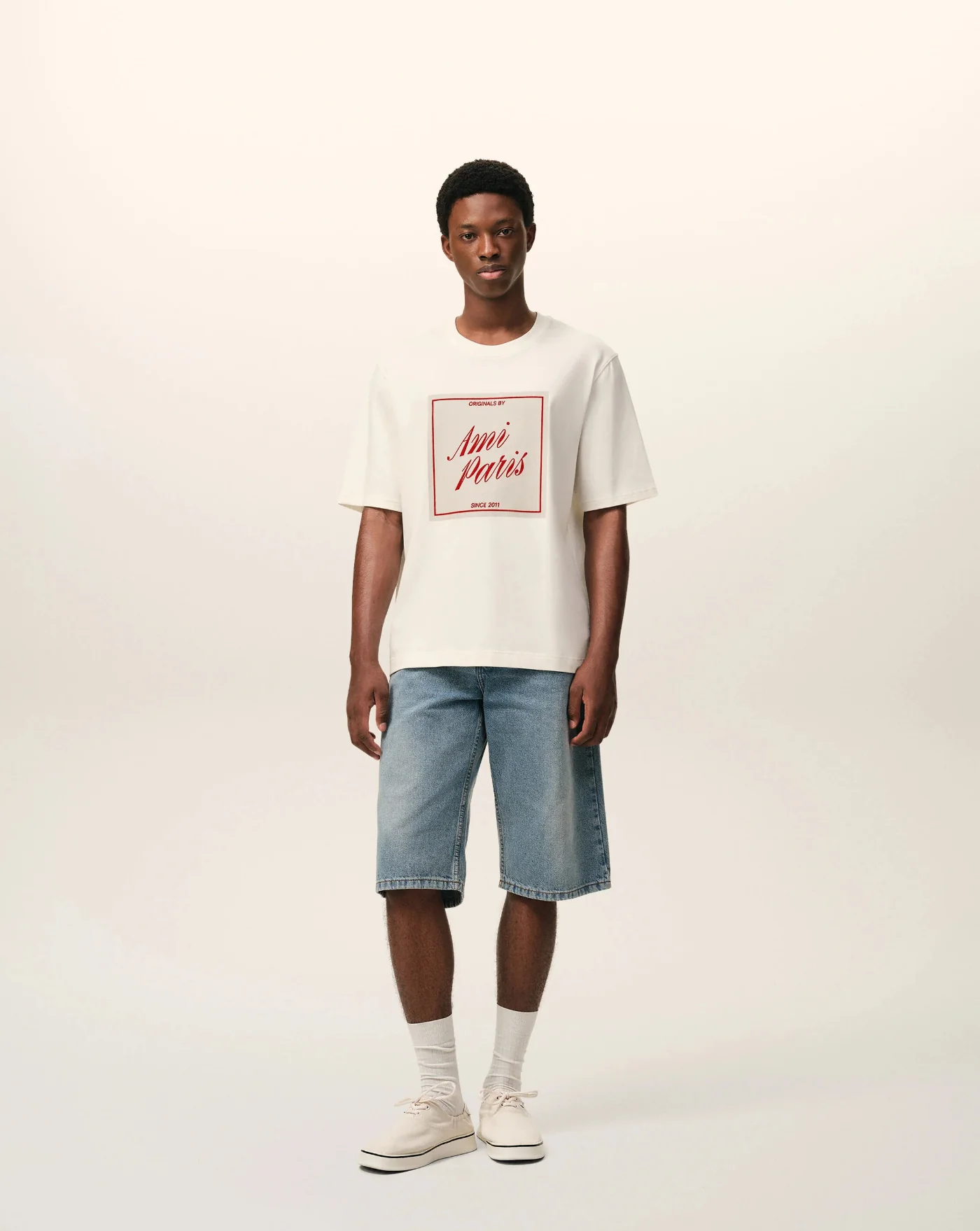 Camiseta Ami Paris Heritage Print T-shirt - Image 4