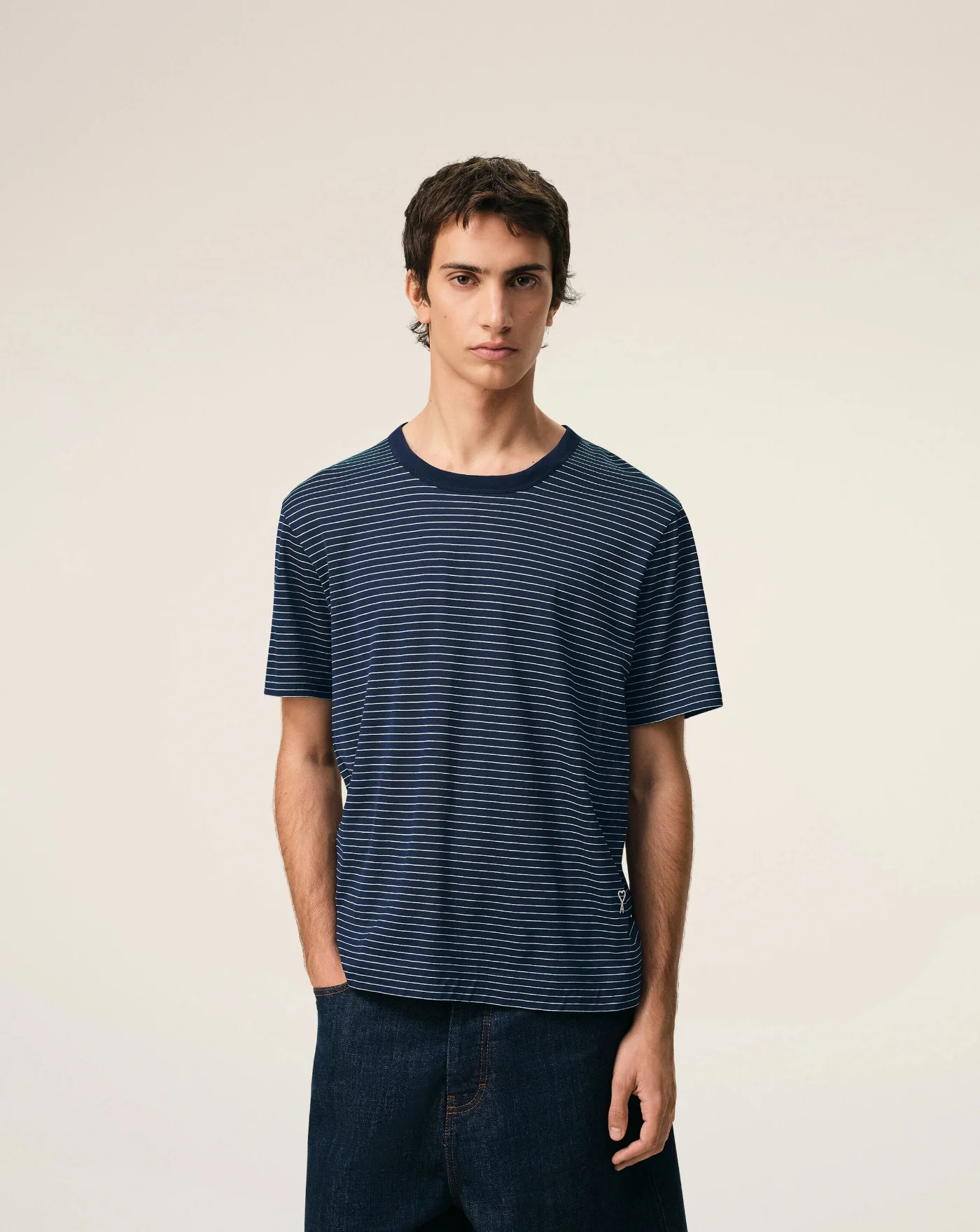 Camiseta Ami Paris Stripes - Image 2