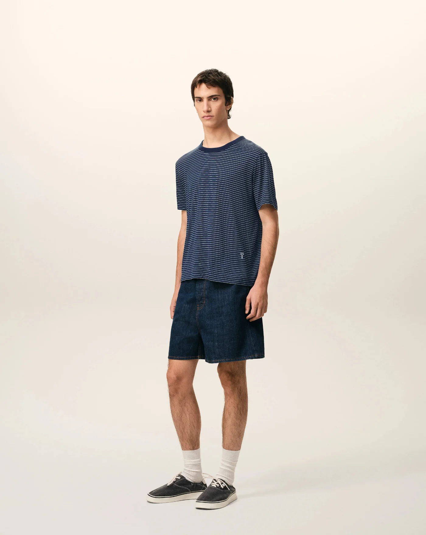 Camiseta Ami Paris Stripes - Image 4