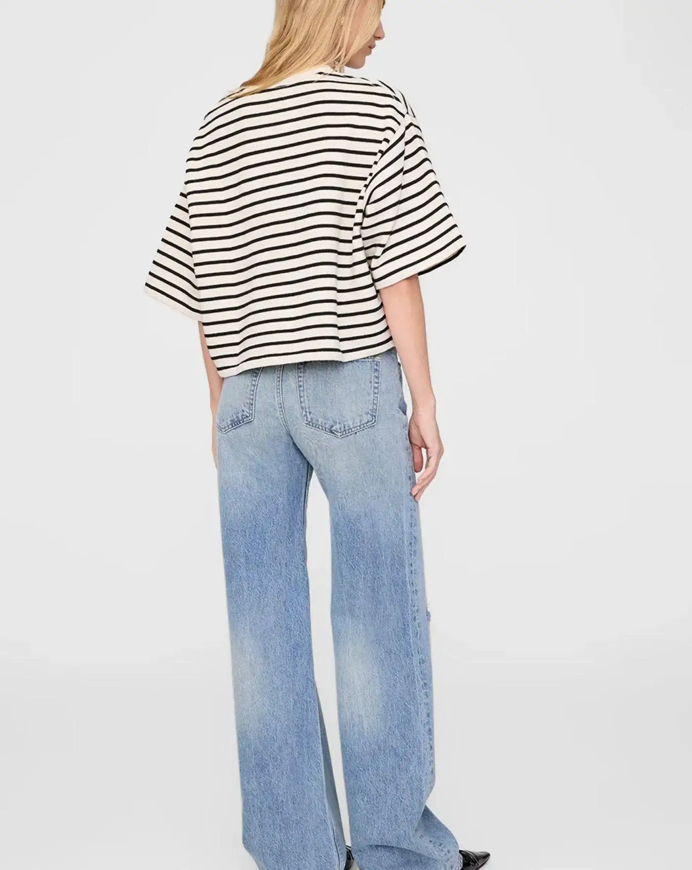 Camiseta Anine Bing Myers Cropped Tee - Image 4