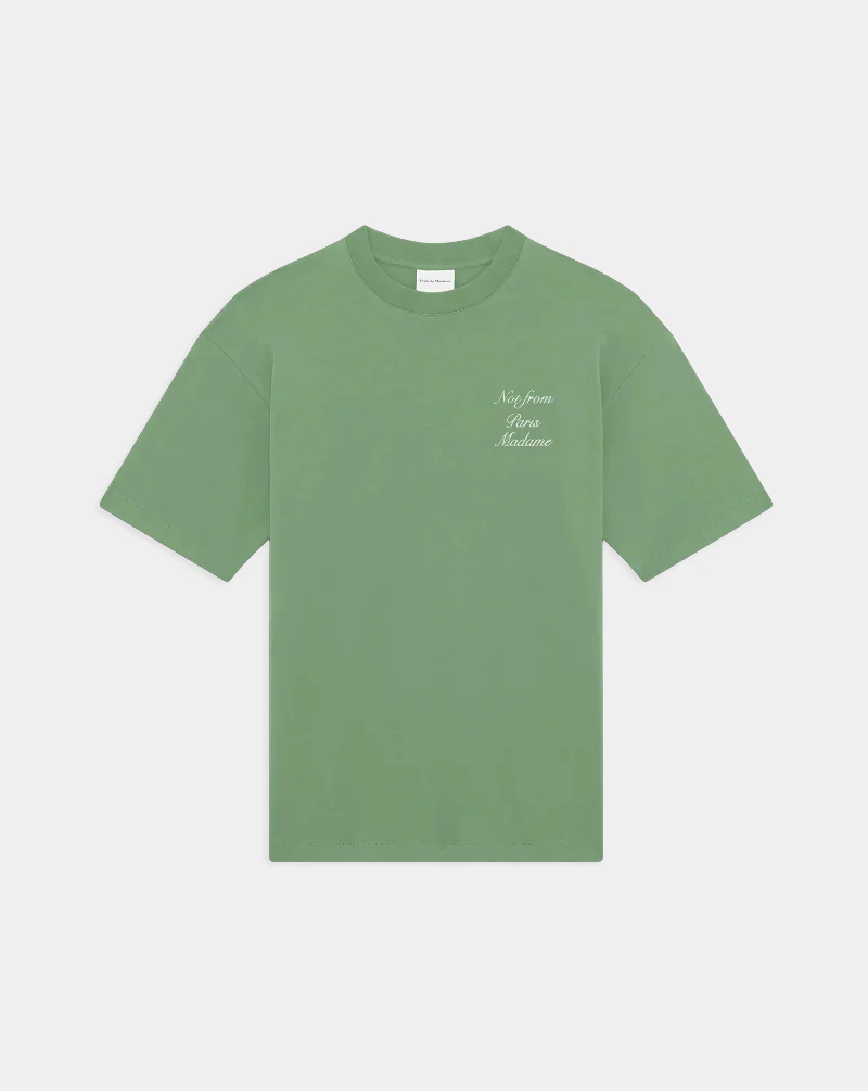 Camiseta Drole de Monsieur Le T-shirt Slogan Caligraphy