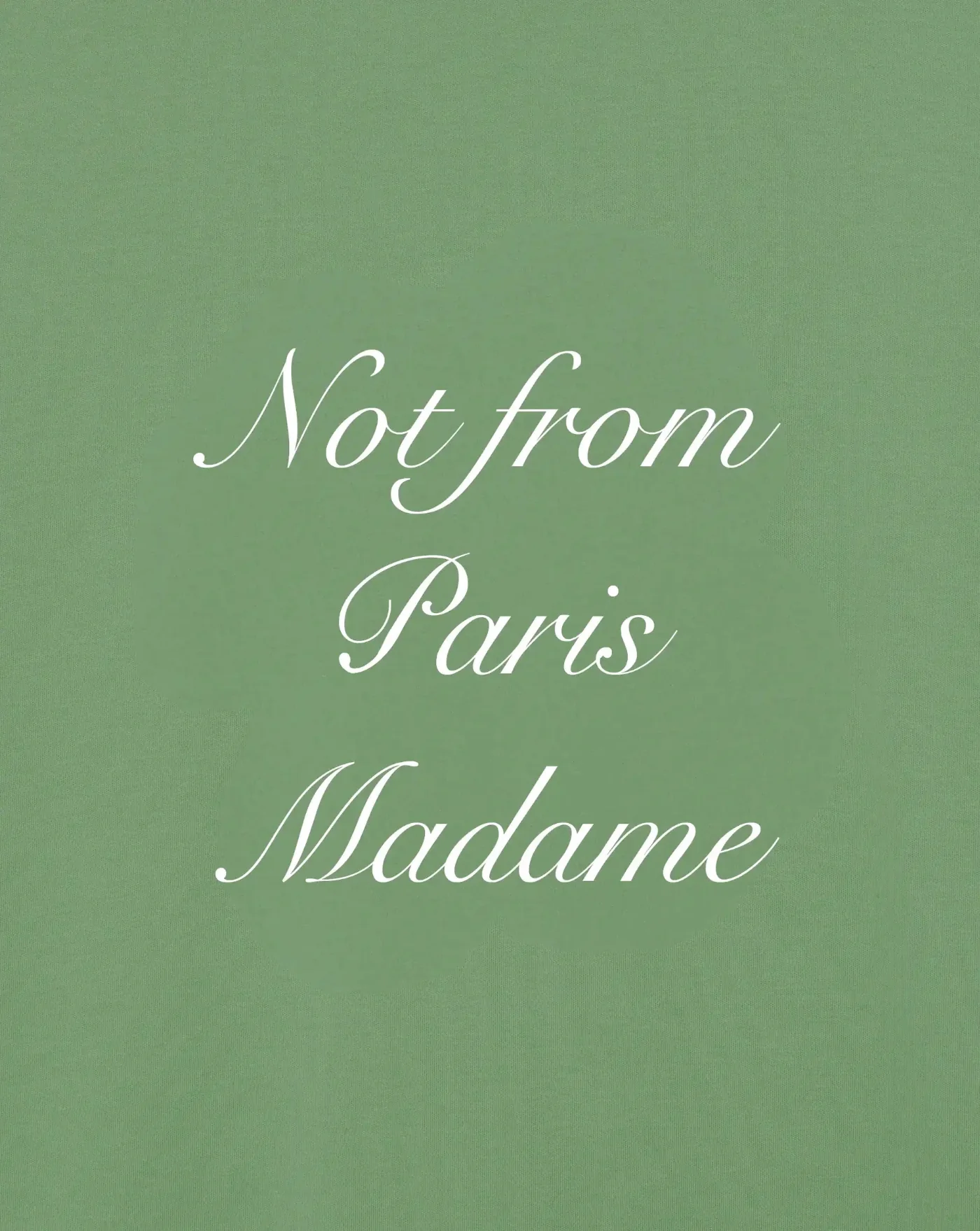 Camiseta Drole de Monsieur Le T-shirt Slogan Caligraphy - Image 3