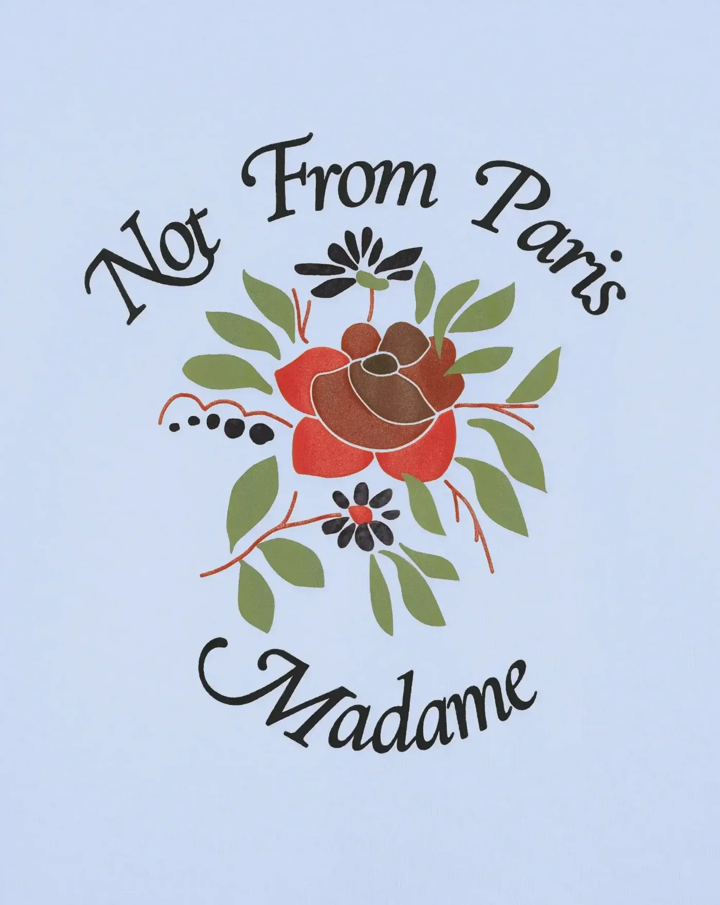 Camiseta Drole de Monsieur T-shirt Slogan Rose - Image 3