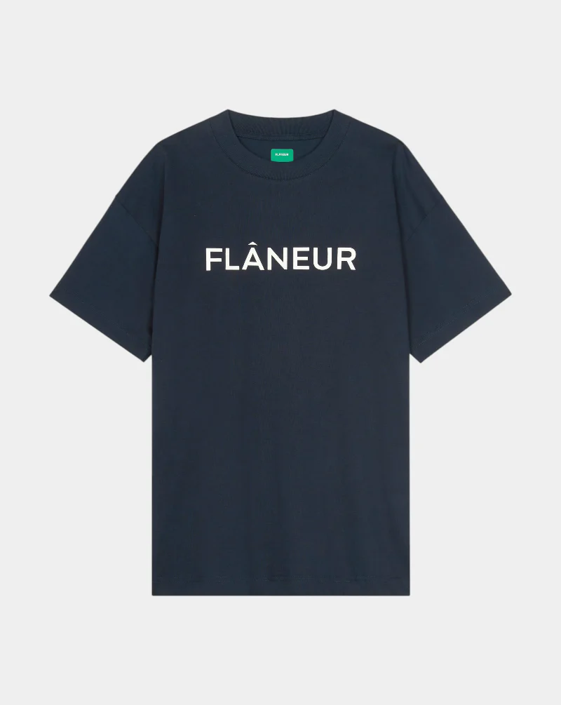 Camiseta Flaneur Rrinted Logo T-shirt