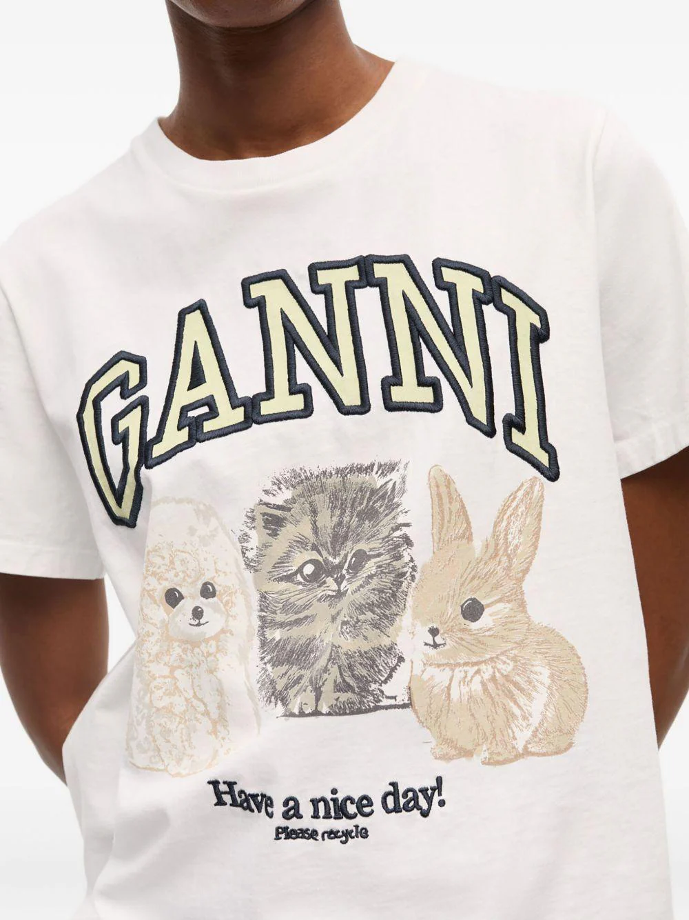 Camiseta Ganni Animals - Image 6