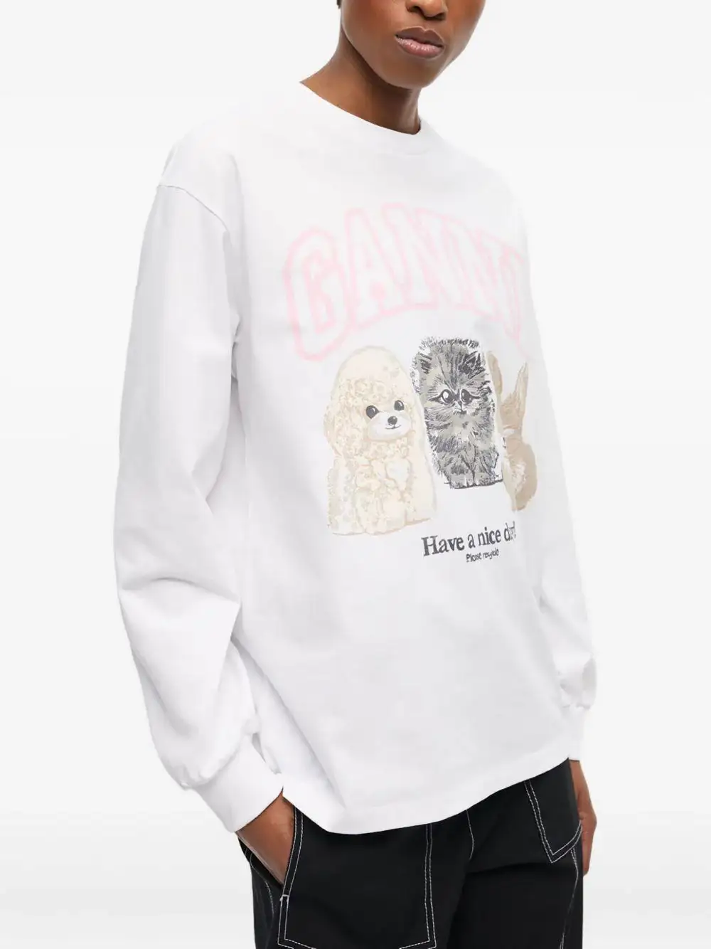 Camiseta Ganni Animals - Image 10