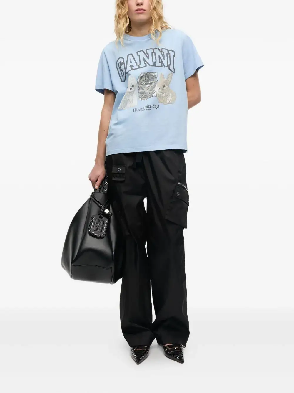 Camiseta Ganni Animals - Image 7