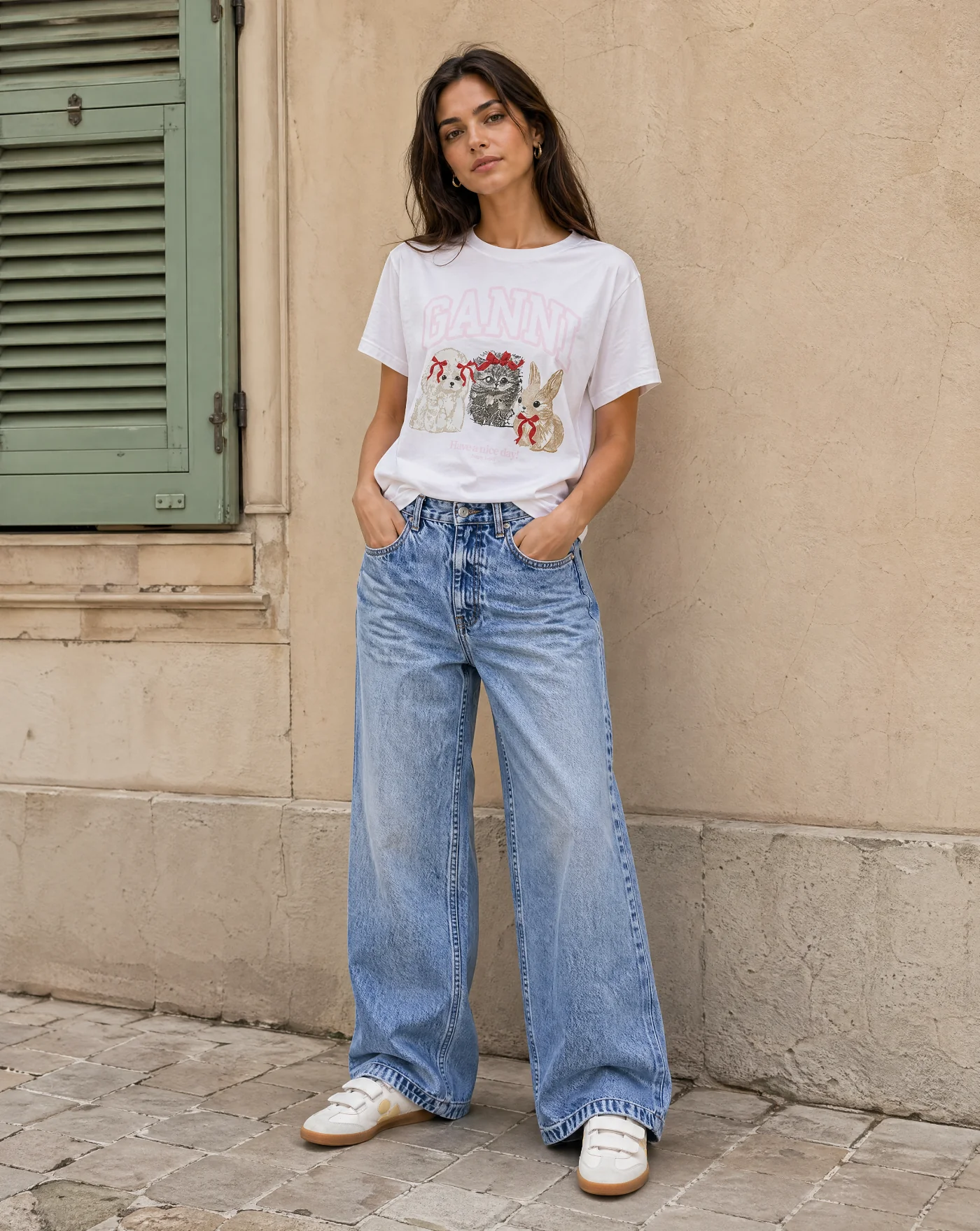 Camiseta Ganni Cute Animals - Image 3