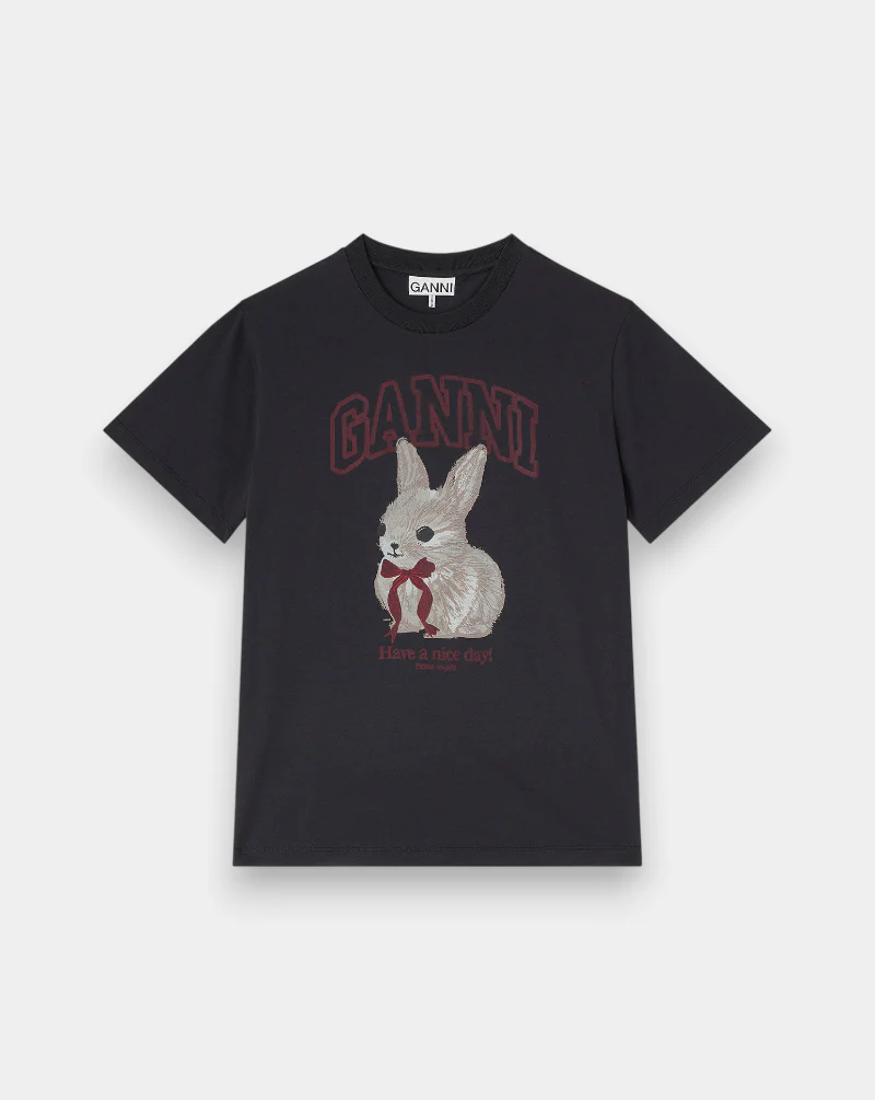 Camiseta Ganni Rabbit