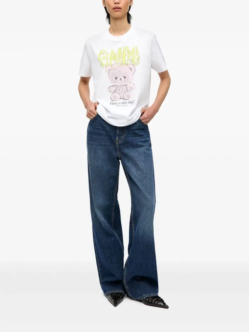 Camiseta Ganni Teddy - Image 8