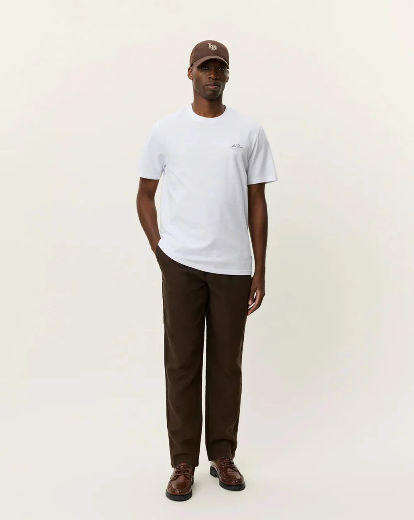 Camiseta Les Deux Ben Globe T-Shirt - Image 5