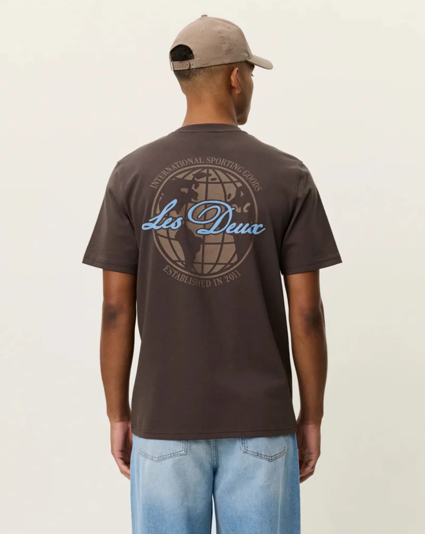 Camiseta Les Deux Ben Globe T-Shirt - Image 4