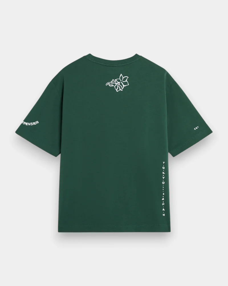 Camiseta Maison Kitsune Art Nouveau Stamps - Image 2