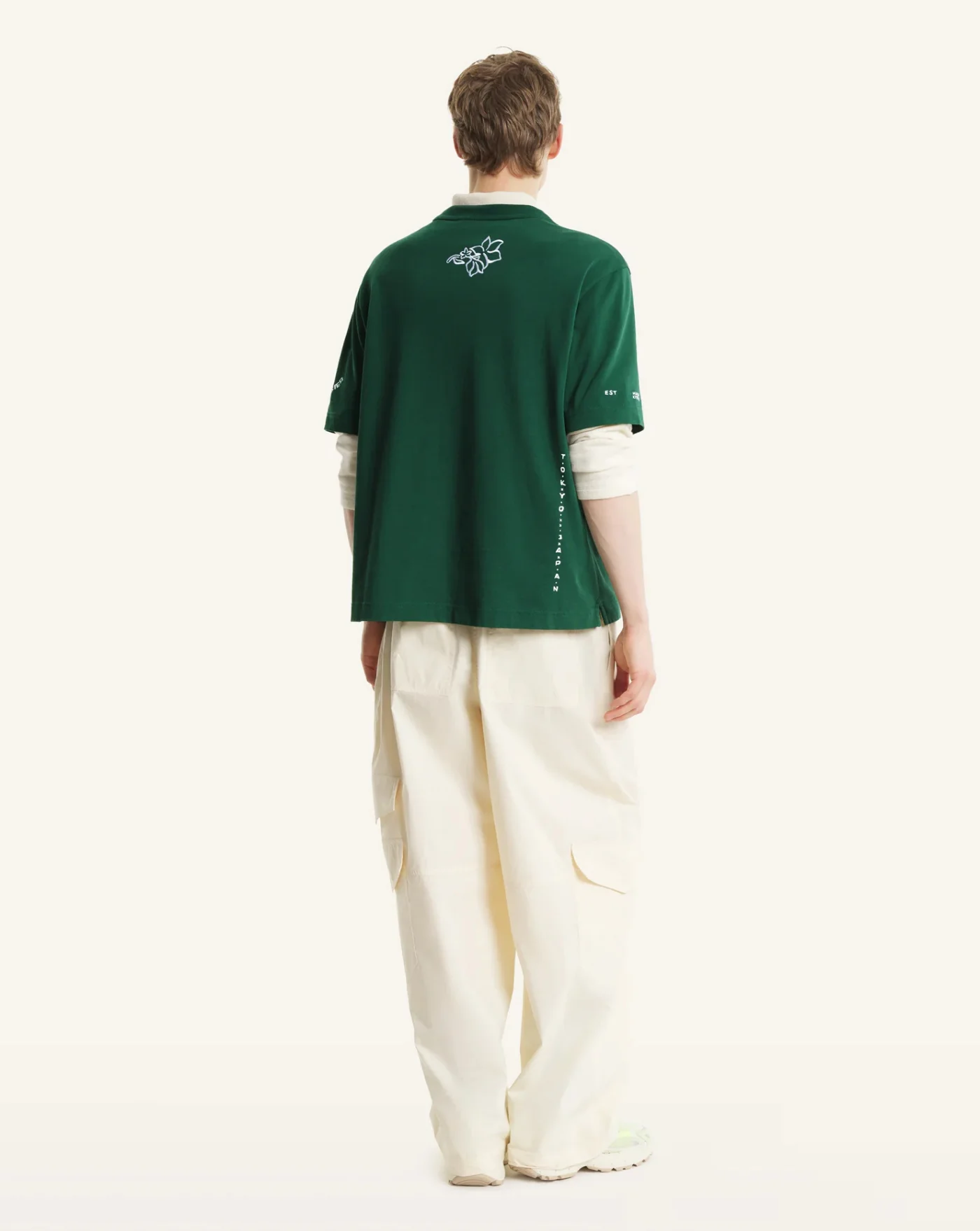 Camiseta Maison Kitsune Art Nouveau Stamps - Image 6
