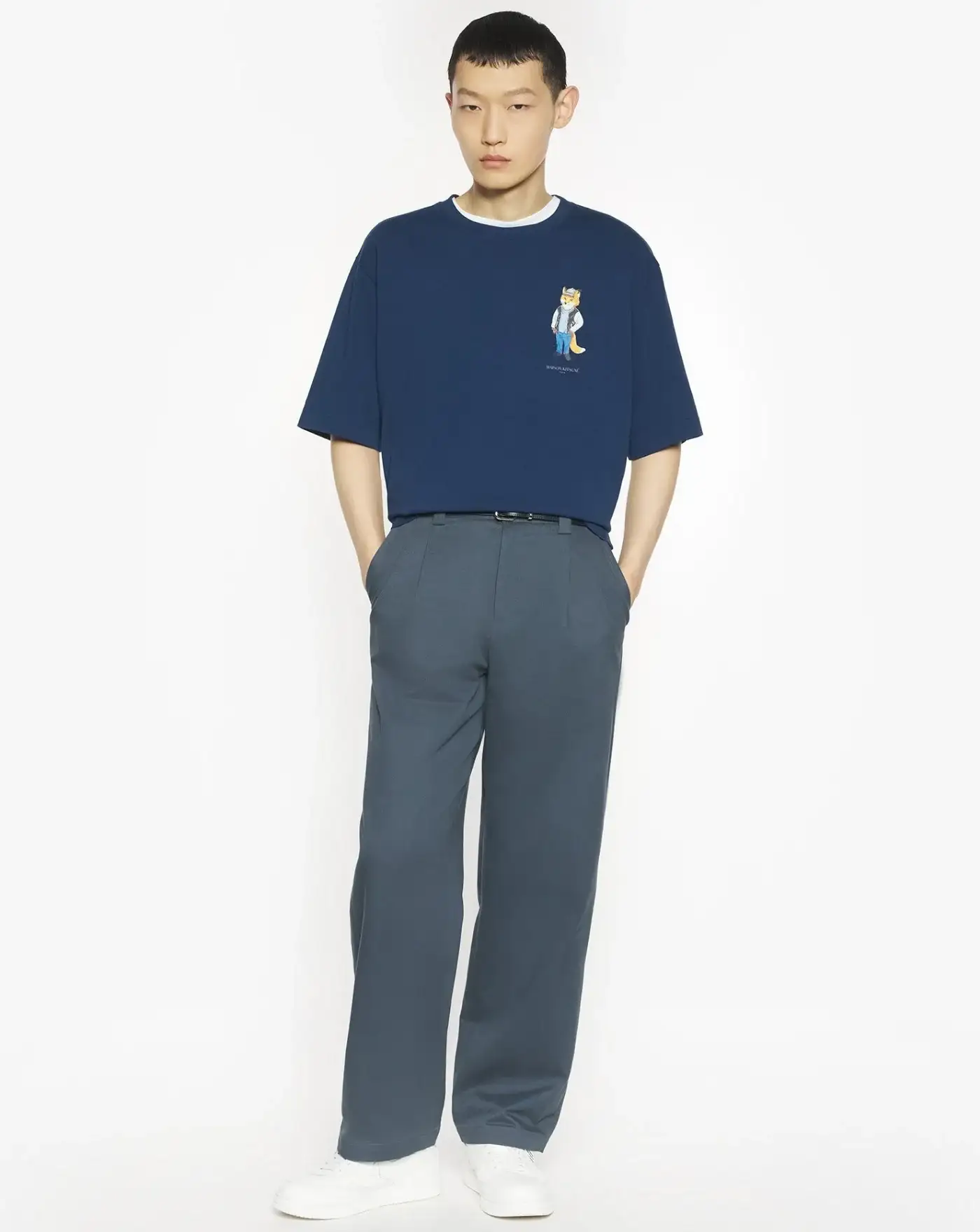 Camiseta Maison Kitsune Dressed Fox - Image 5