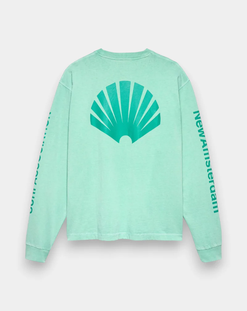 Camiseta New Amsterdam Logo Longsleeve Ocean - Image 2
