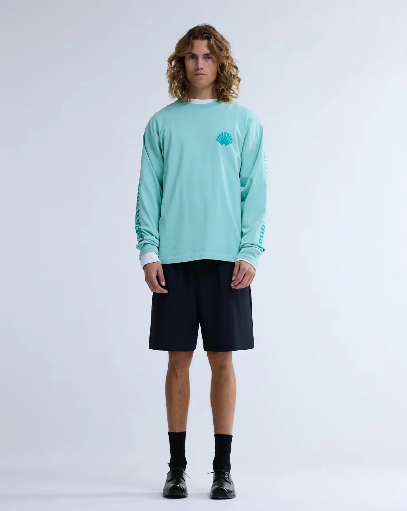 Camiseta New Amsterdam Logo Longsleeve Ocean - Image 3