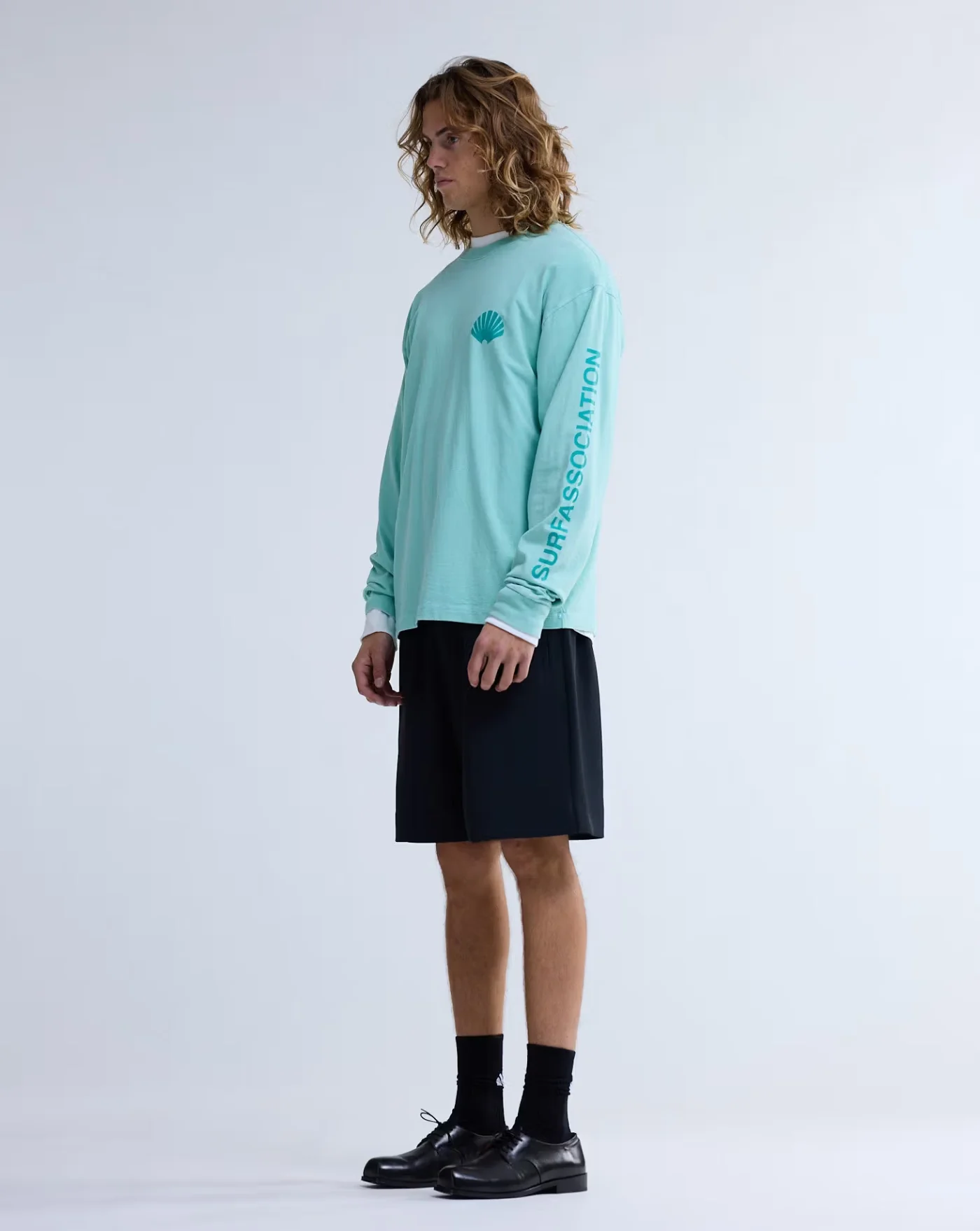 Camiseta New Amsterdam Logo Longsleeve Ocean - Image 5