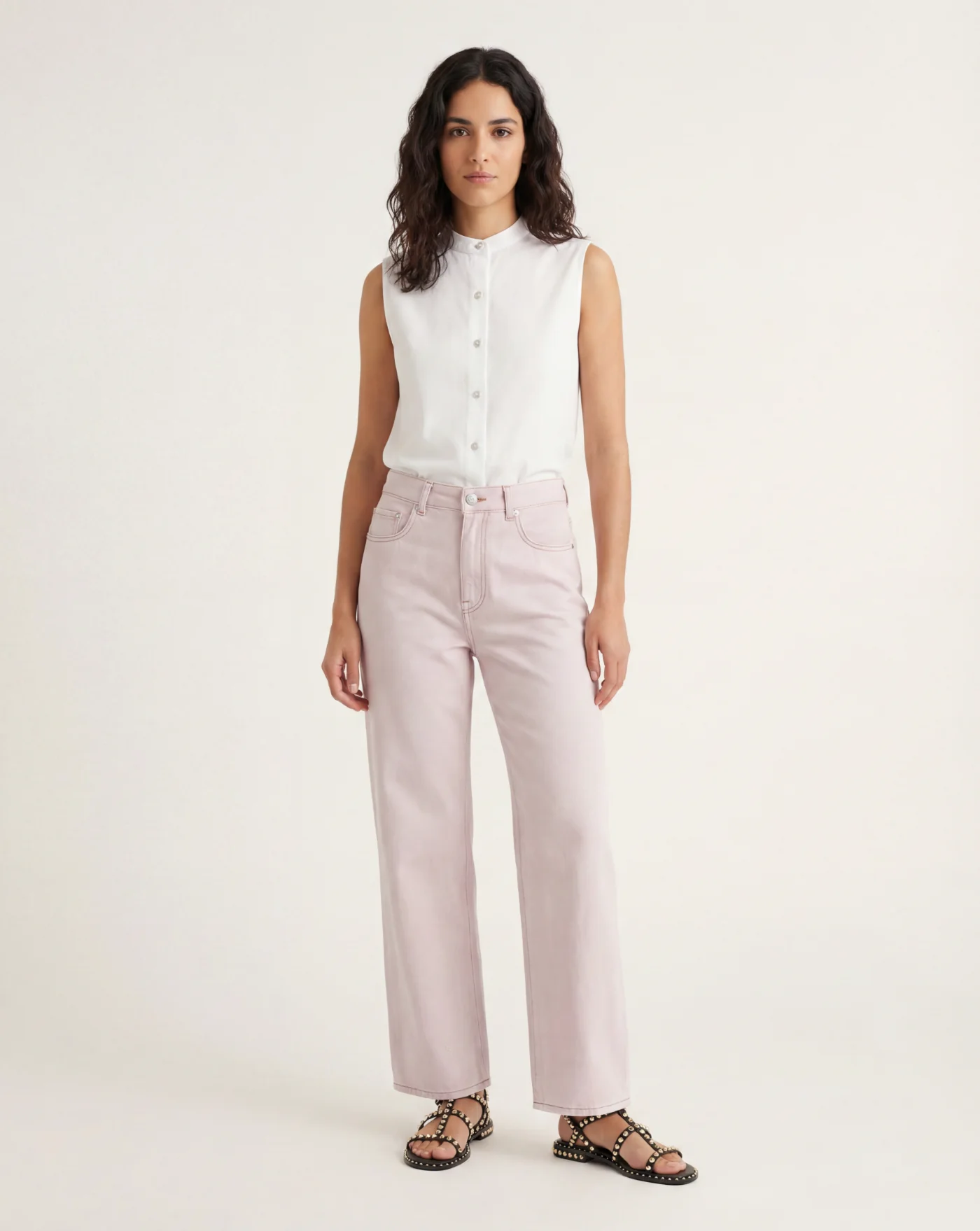 Camiseta Rrd Oxford Sleeveless Women Shirt - Image 3