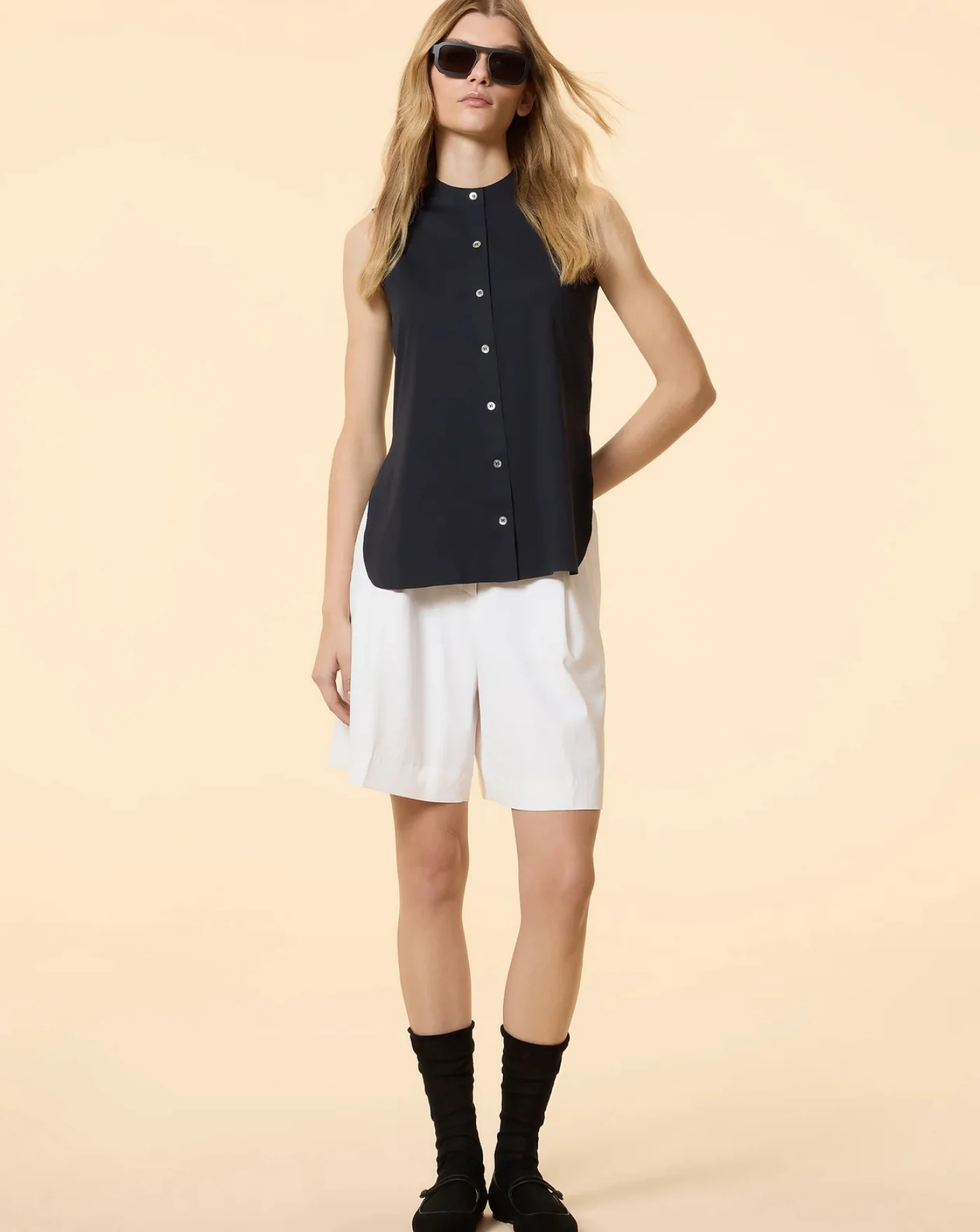 Camiseta Rrd Oxford Sleeveless Women Shirt - Image 4