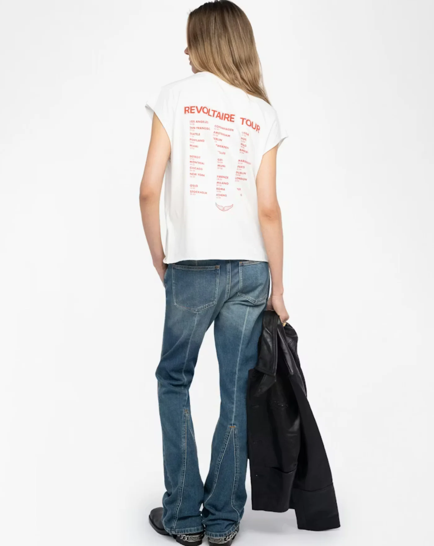 Camiseta Zadig & Voltaire Cloe Hc Heart Wings Strass - Image 4