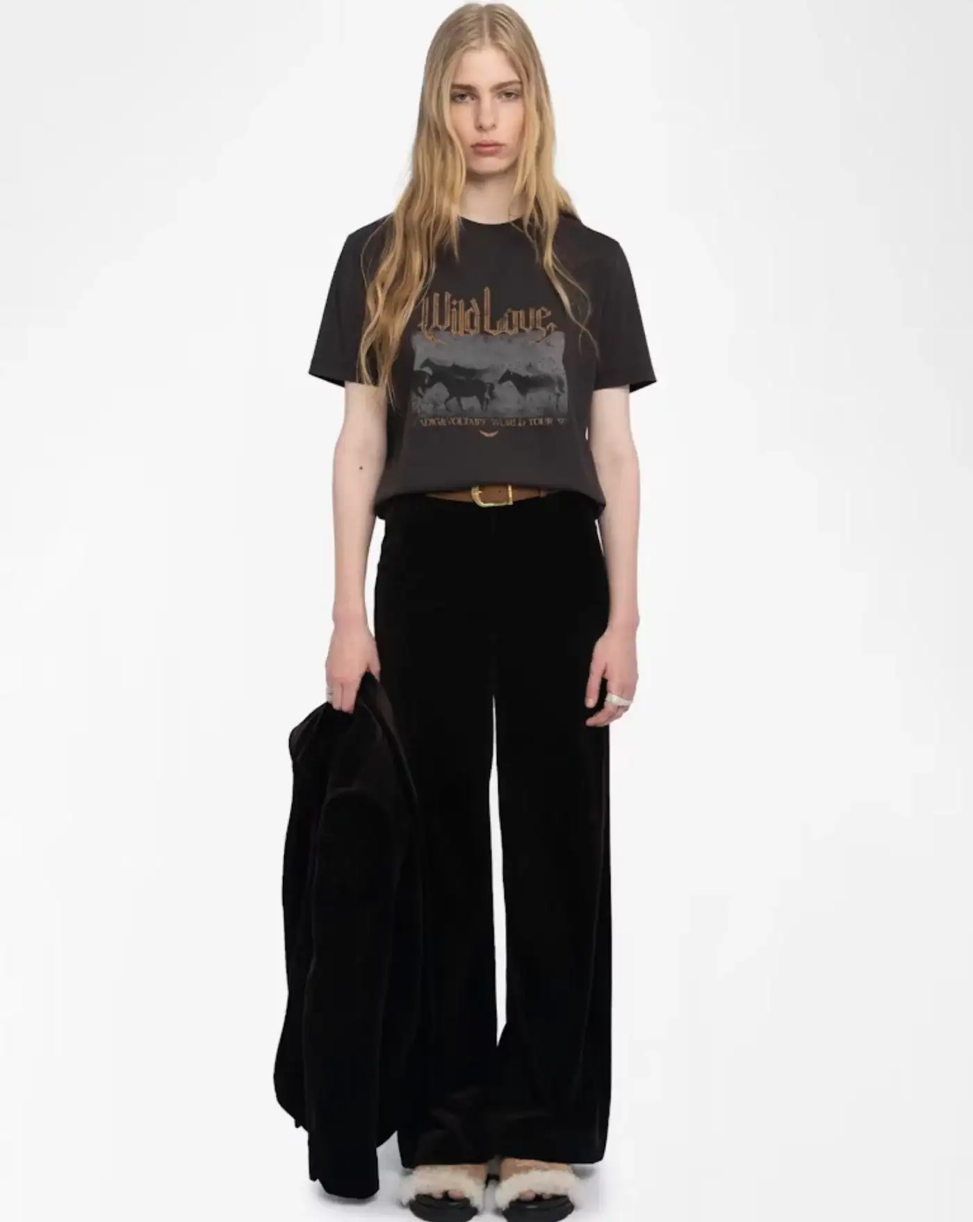 Camiseta Zadig & Voltaire Edwin Hc Concert Wild Strass - Image 3