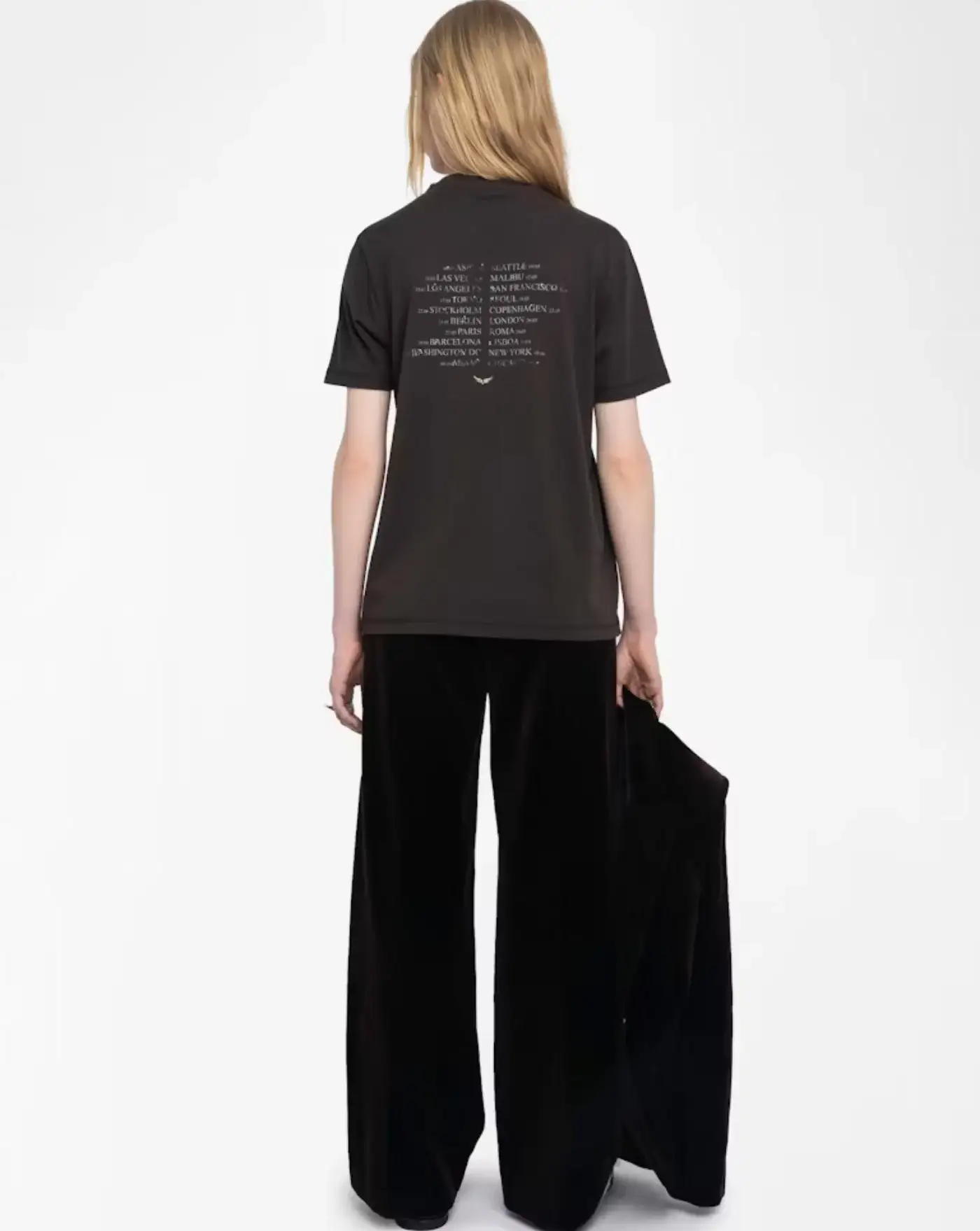 Camiseta Zadig & Voltaire Edwin Hc Concert Wild Strass - Image 4