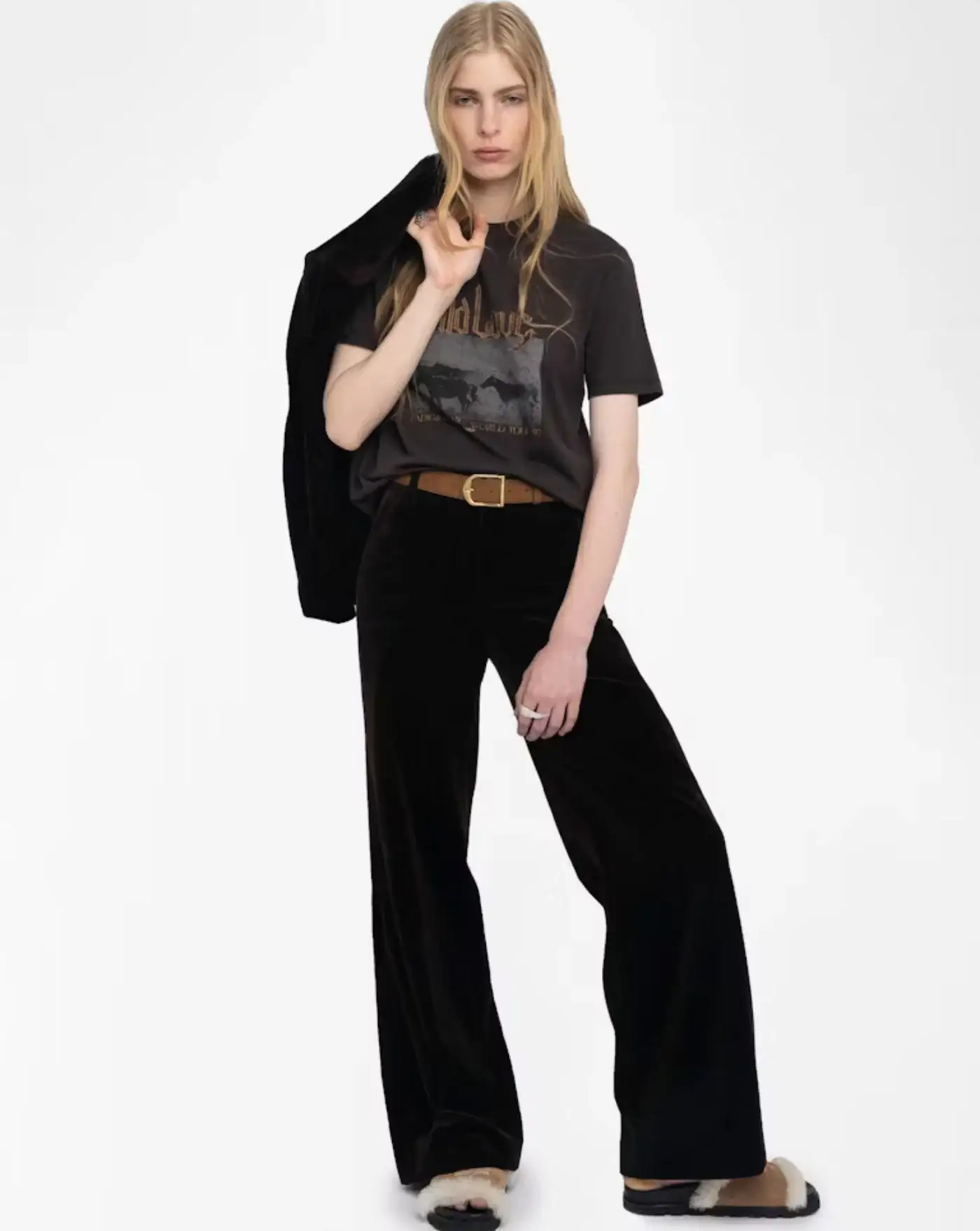 Camiseta Zadig & Voltaire Edwin Hc Concert Wild Strass - Image 7