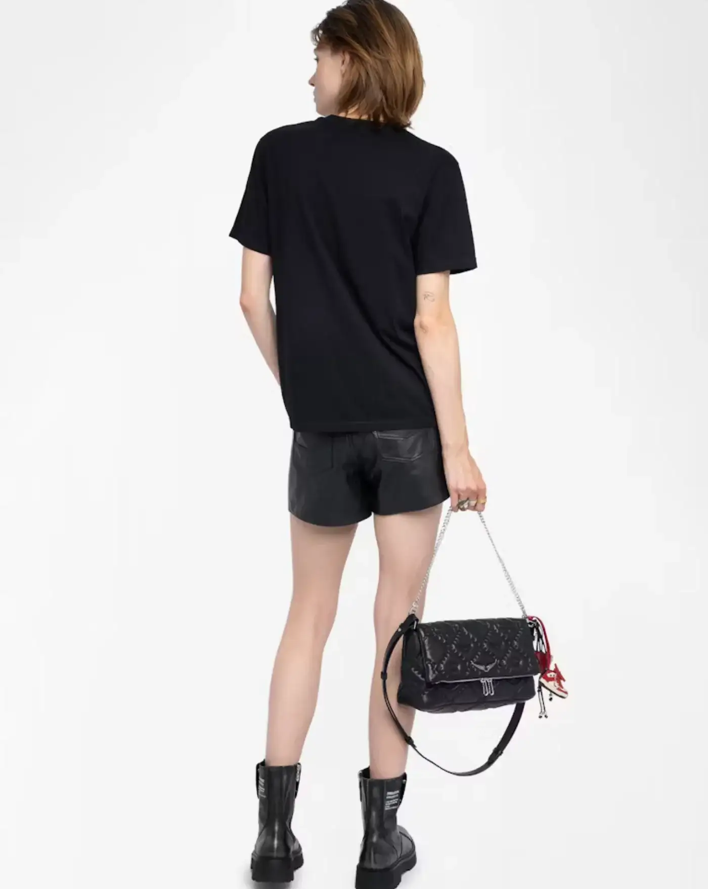 Camiseta Zadig & Voltaire Edwin Hc Voltaire Flock Strass - Image 3