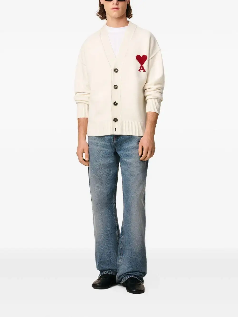 Cardigan Ami Paris Ami de Coeur - Image 5