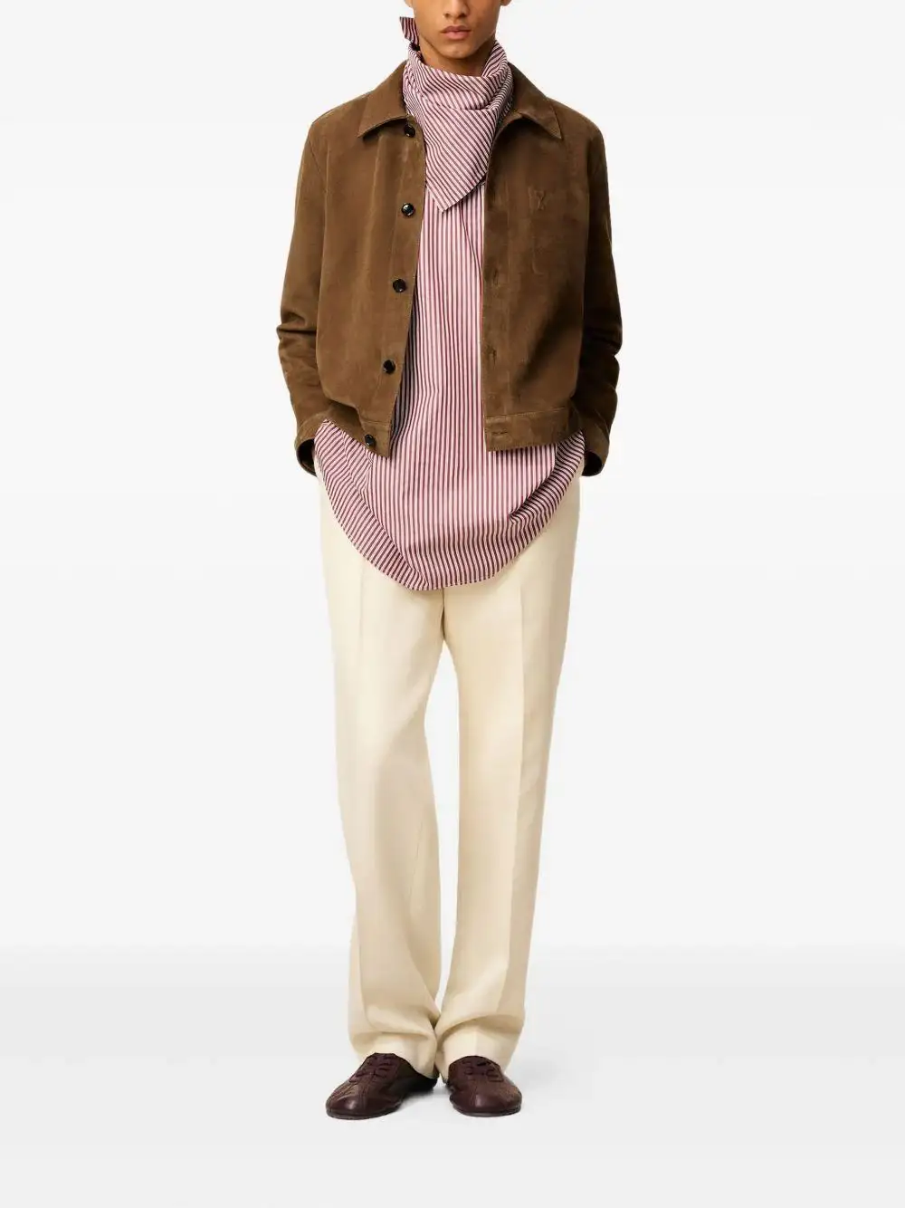 Chaqueta Ami Paris Leather - Image 10