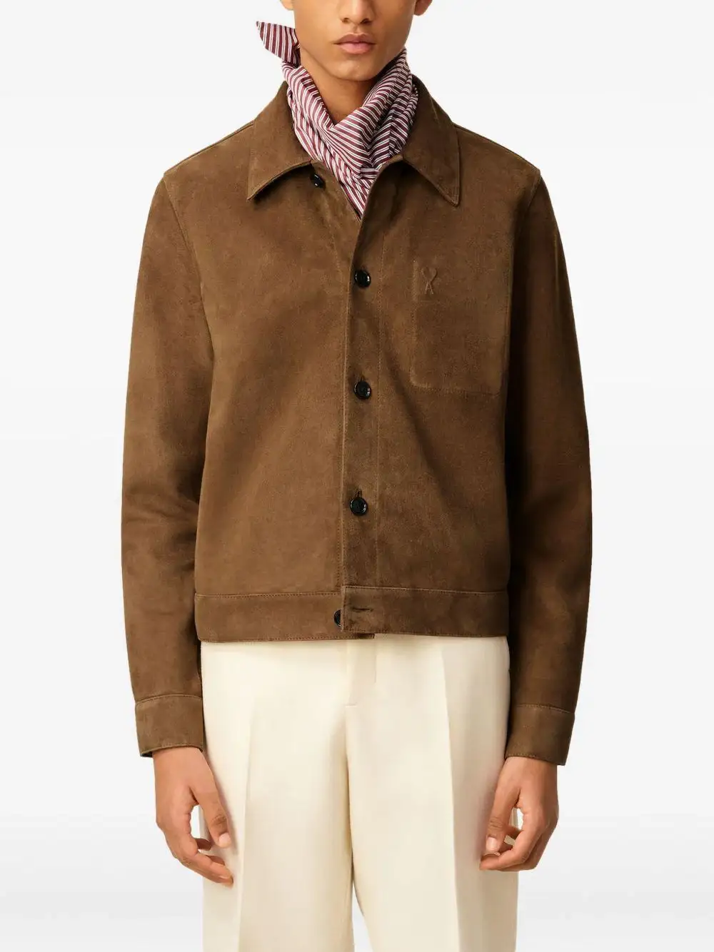 Chaqueta Ami Paris Leather - Image 11