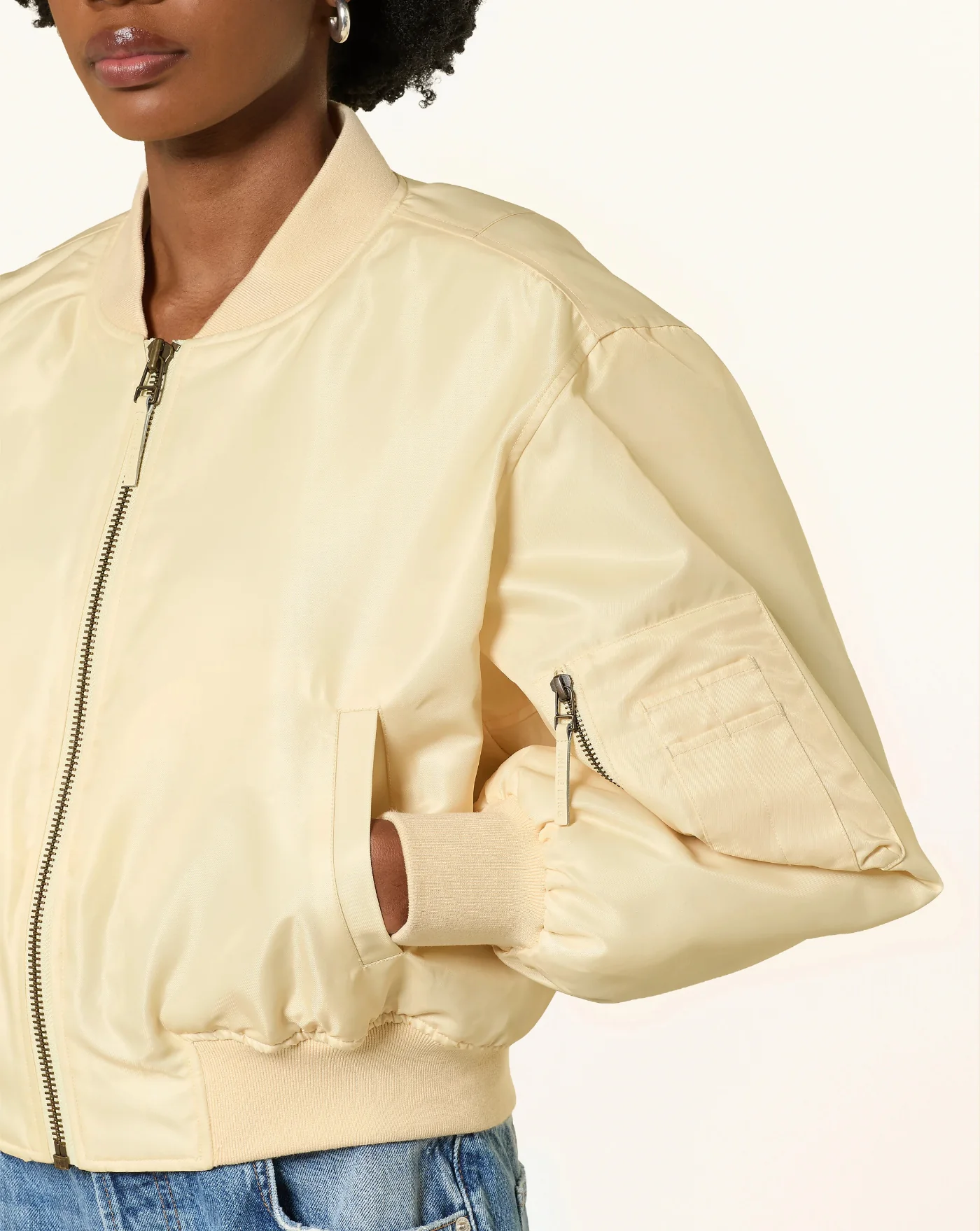 Chaqueta Anine Bing Cropped Leon Bomber - Image 4