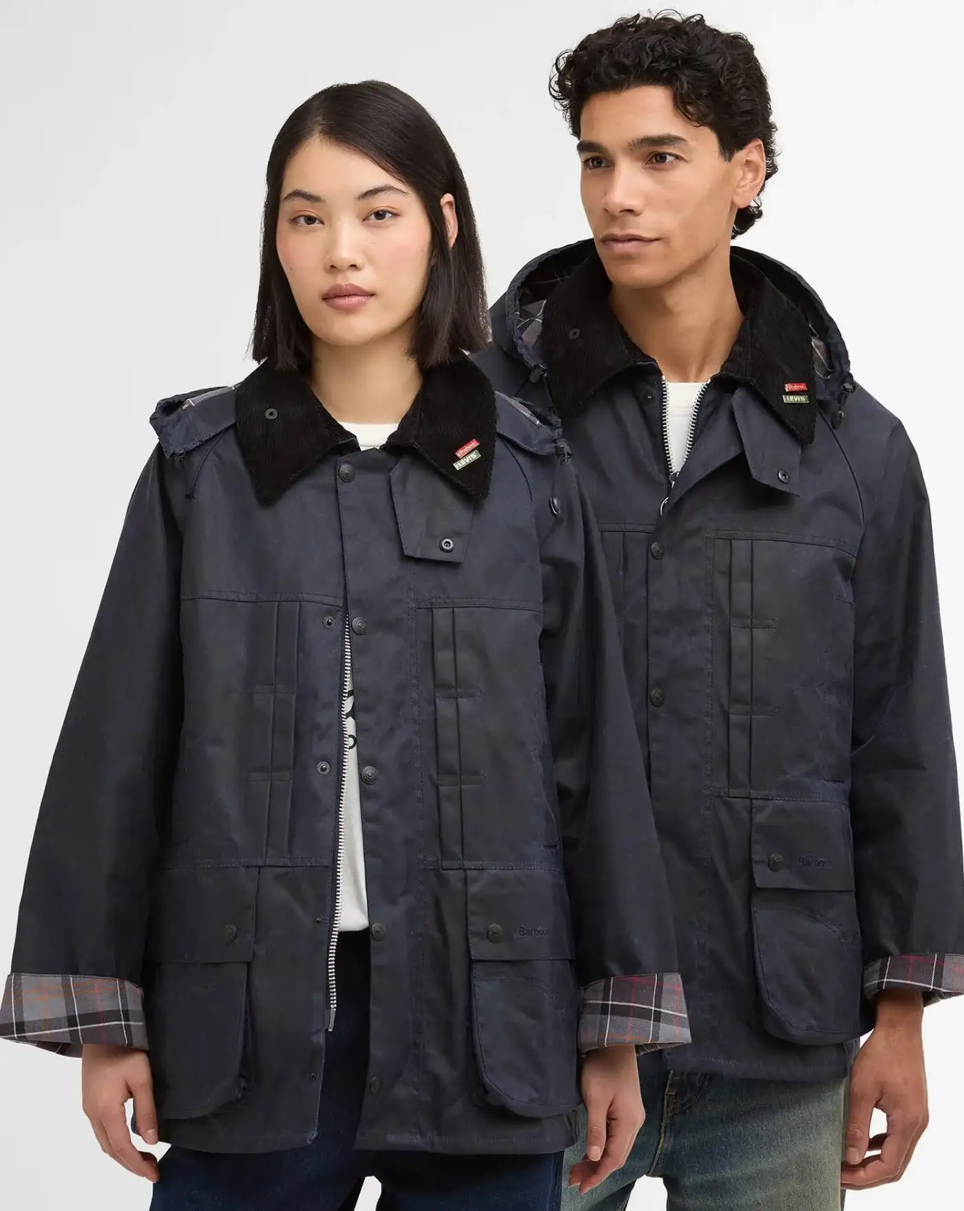 Chaqueta Barbour x Levi's Oversized Bedale Waxed Jacket - Image 4