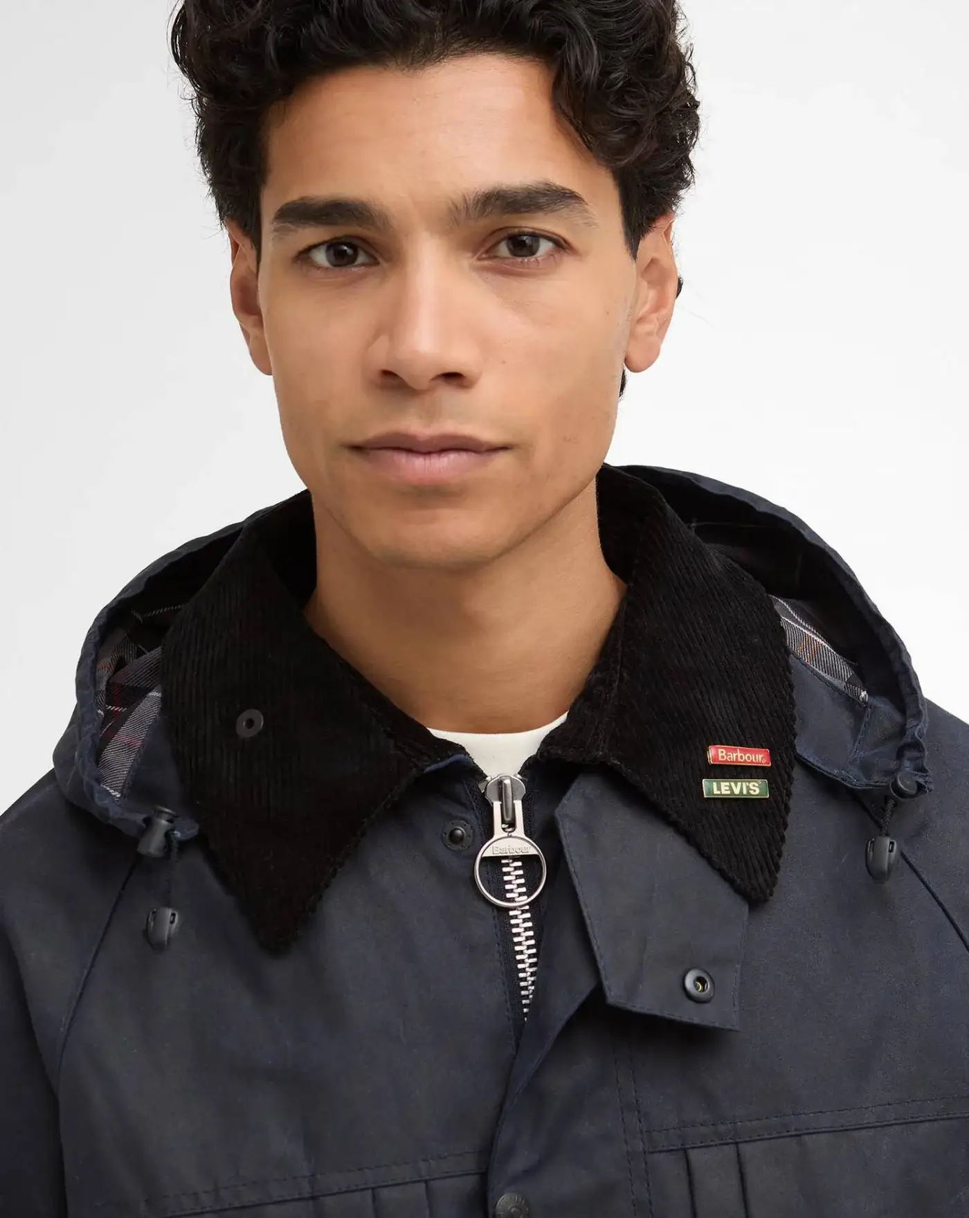 Chaqueta Barbour x Levi's Oversized Bedale Waxed Jacket - Image 9