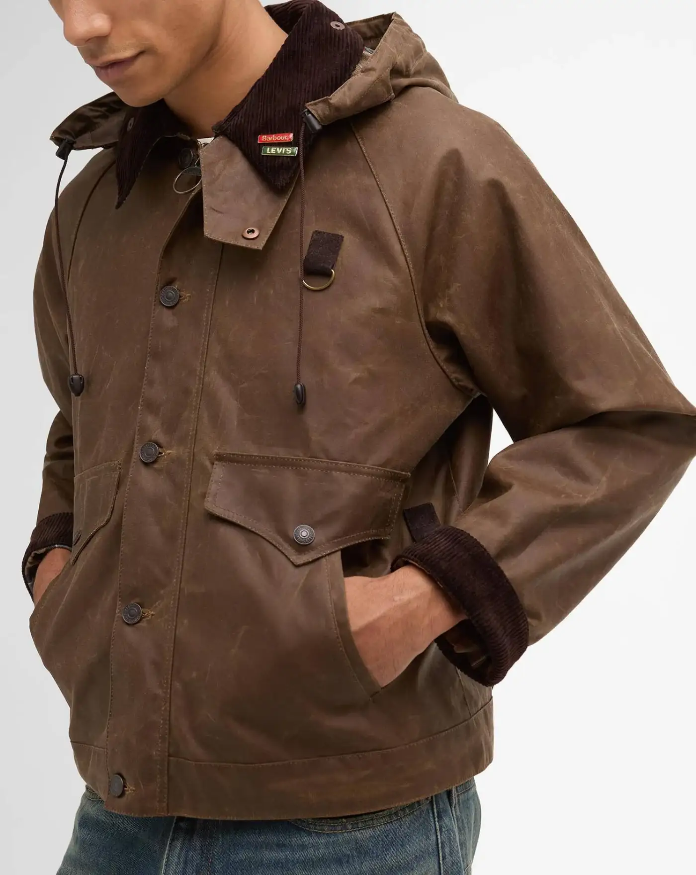 Chaqueta Barbour x Levi's Spey Waxed Jacket - Image 11