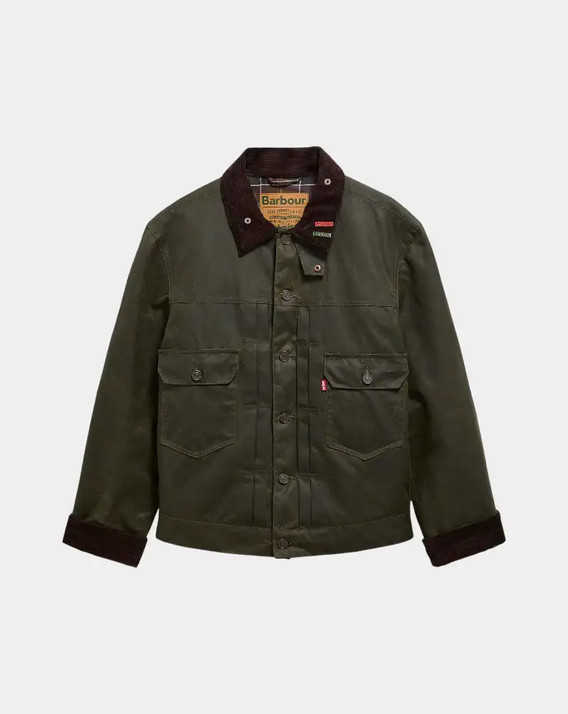 Chaqueta Barbour x Levi's Type II Waxed Jacket