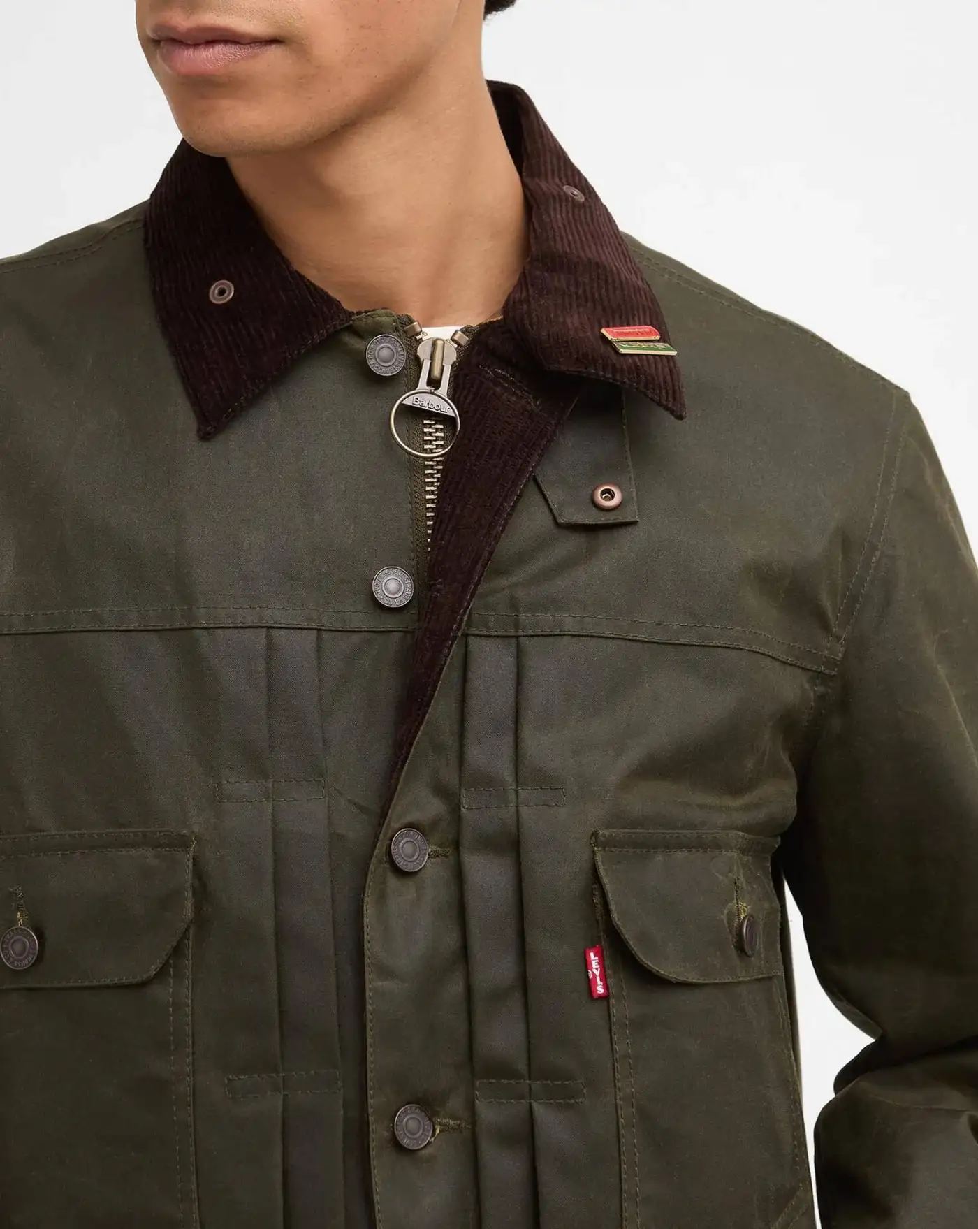 Chaqueta Barbour x Levi's Type II Waxed Jacket - Image 10