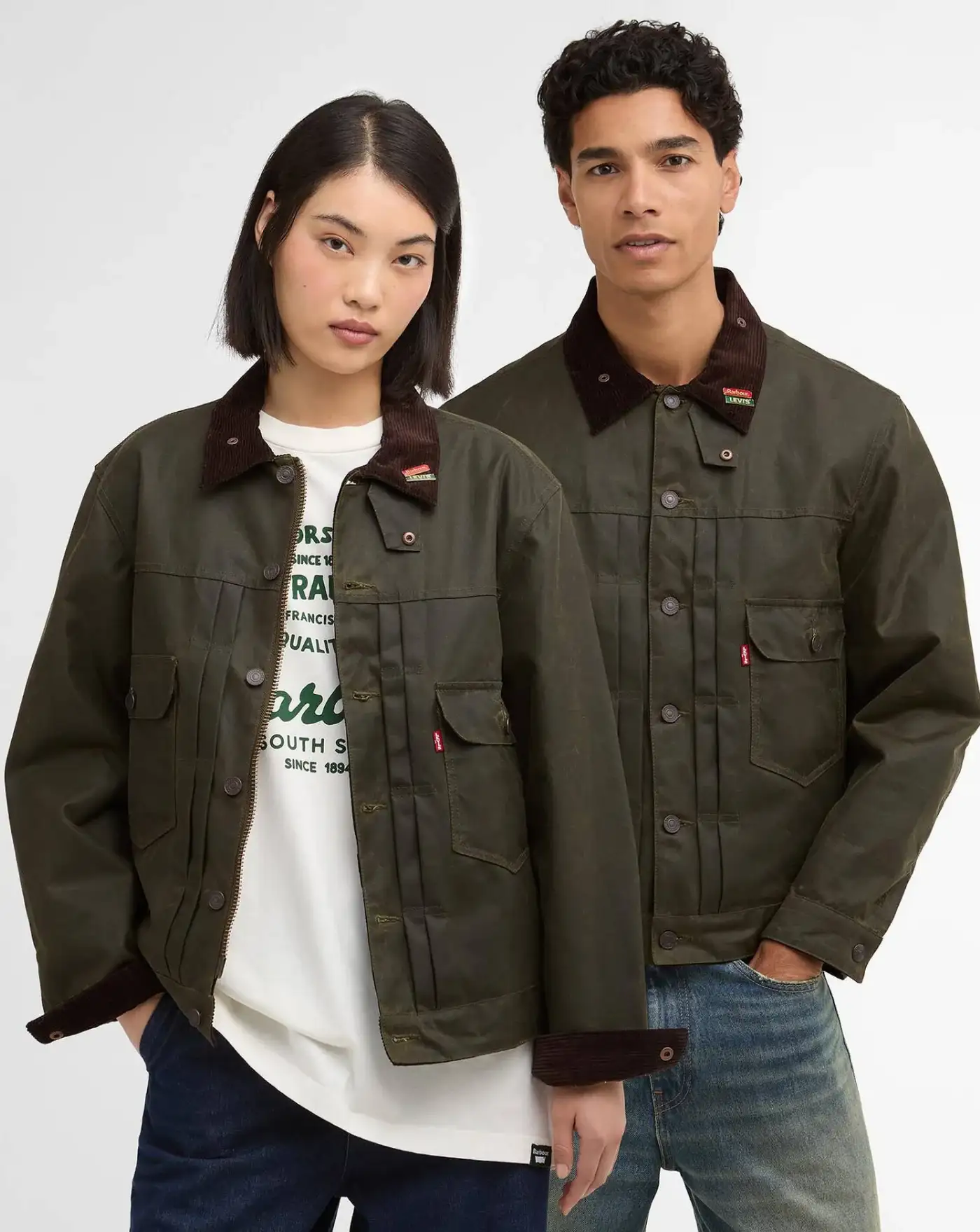 Chaqueta Barbour x Levi's Type II Waxed Jacket - Image 4