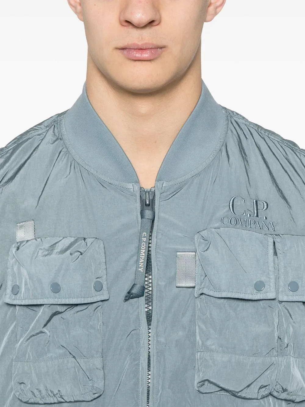 Chaqueta C.P. Company Chorme Multipocket Bomber Jacket - Image 5