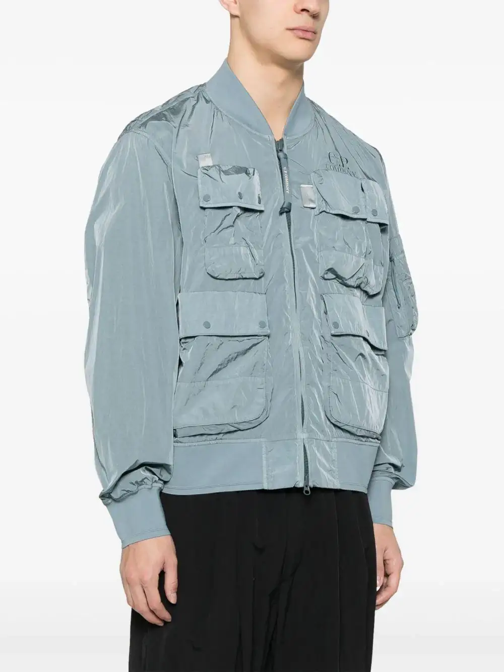 Chaqueta C.P. Company Chorme Multipocket Bomber Jacket - Image 9